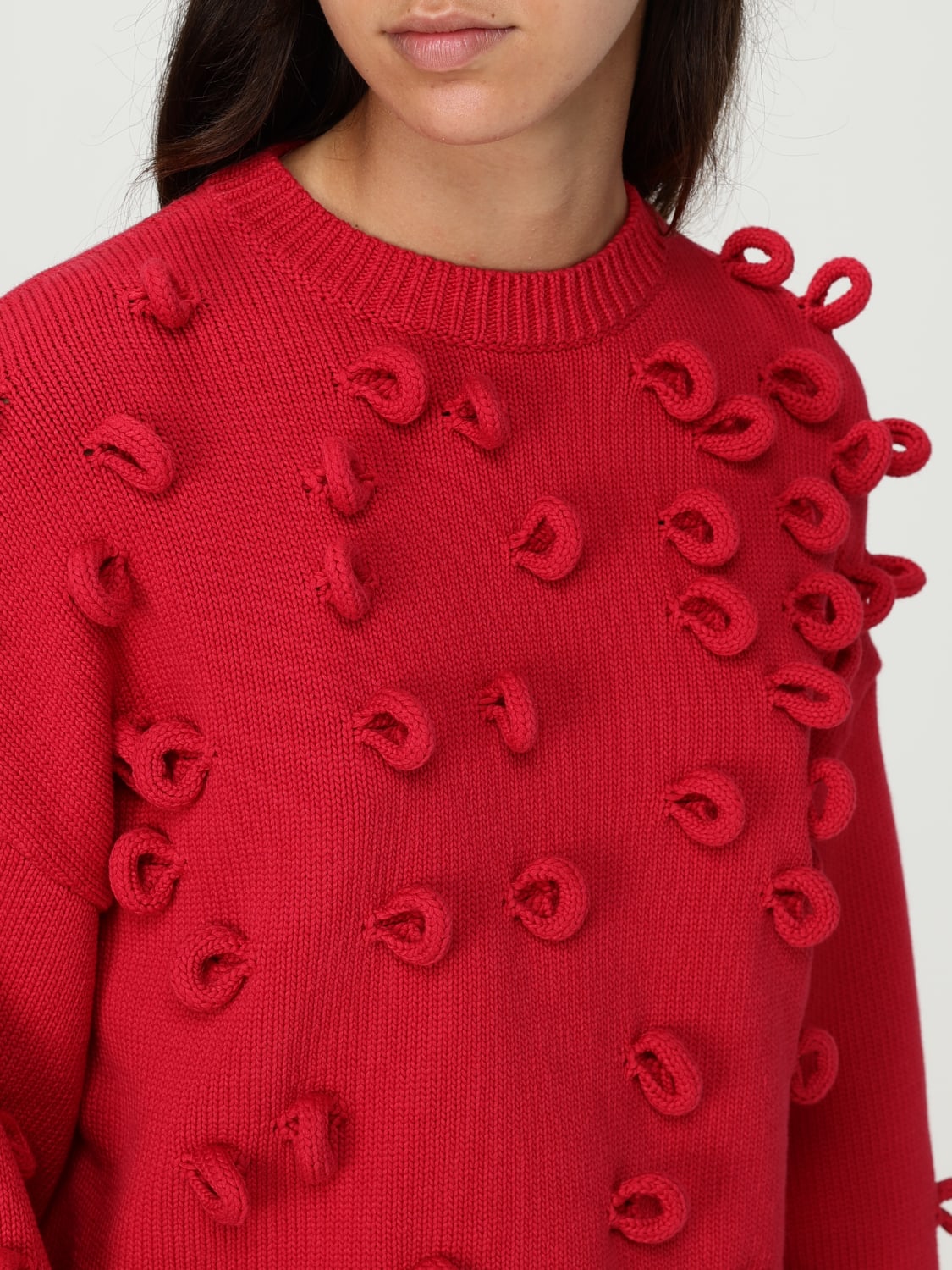 JW ANDERSON JERSEY: Jersey mujer Jw Anderson, Rojo - Img 5