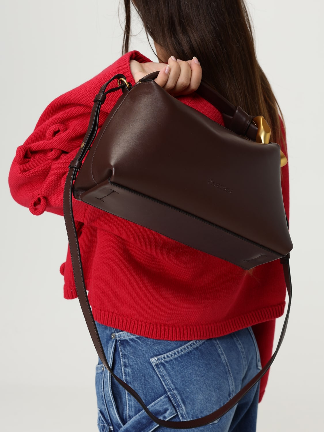 JW ANDERSON HANDBAG: Shoulder bag woman Jw Anderson, Dark - Img 2