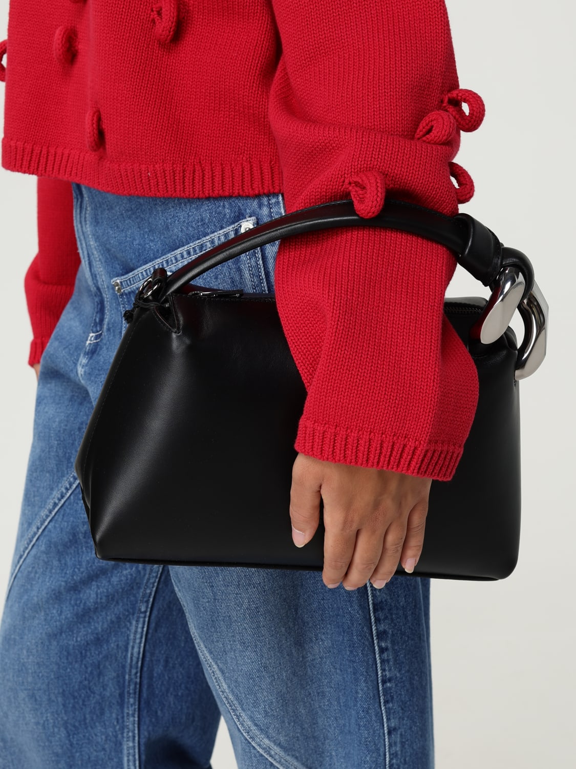 JW ANDERSON HANDBAG: Shoulder bag woman Jw Anderson, Black - Img 2