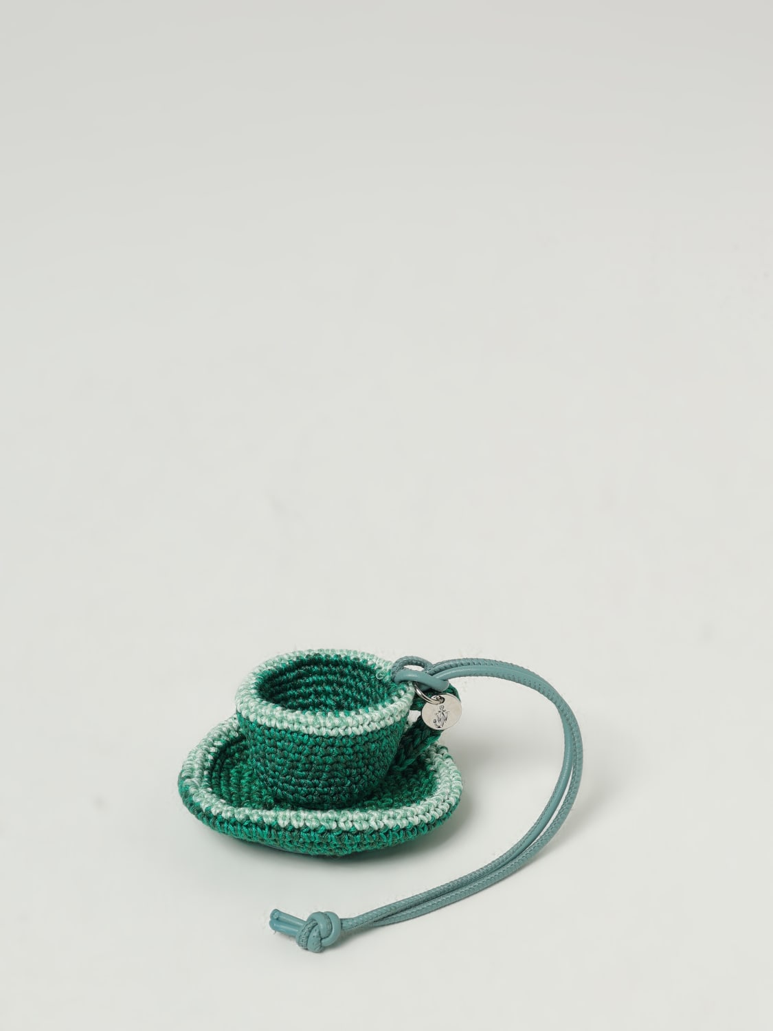 JW ANDERSON KEY CHAIN: Key chain woman Jw Anderson, Green - Img 1