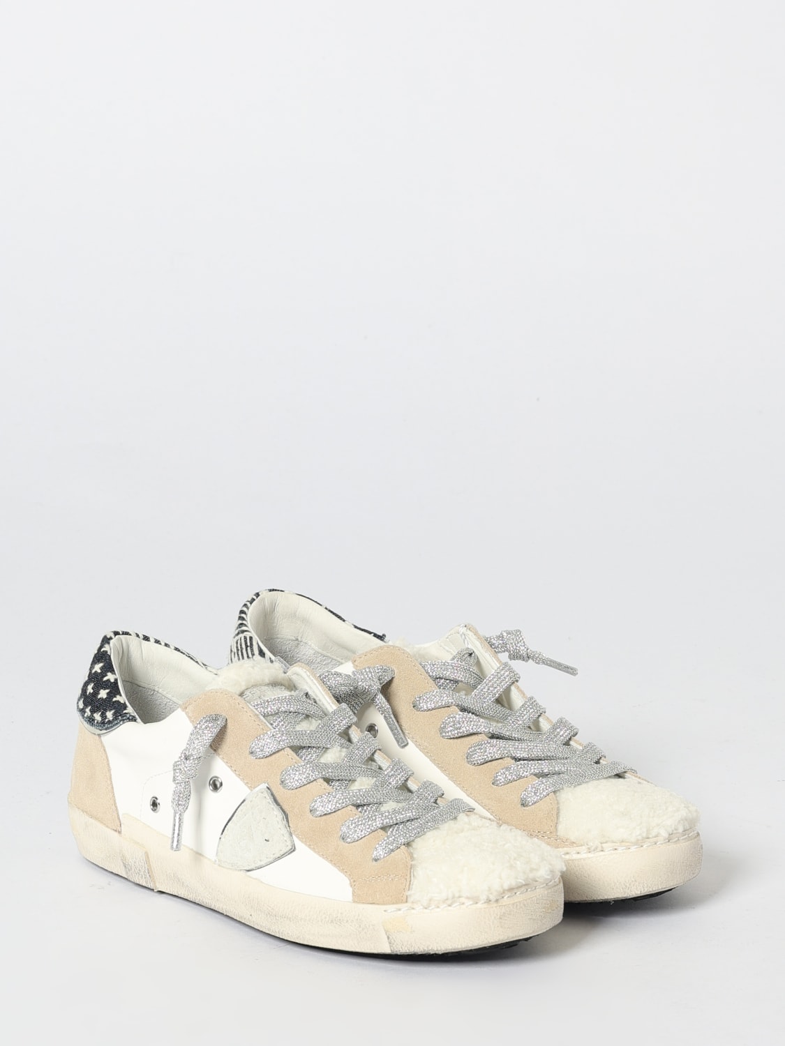 PHILIPPE MODEL BASKETS: Baskets femme Philippe Model, Blanc - Img 2