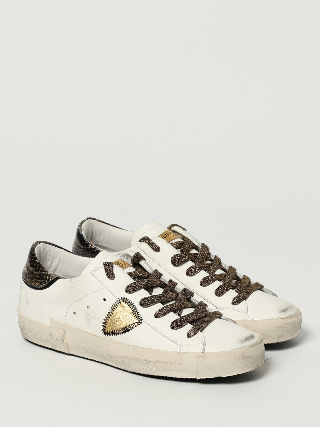 PHILIPPE MODEL 运动鞋: 运动鞋 女士 Philippe Model, 奶油黄 - Img 2