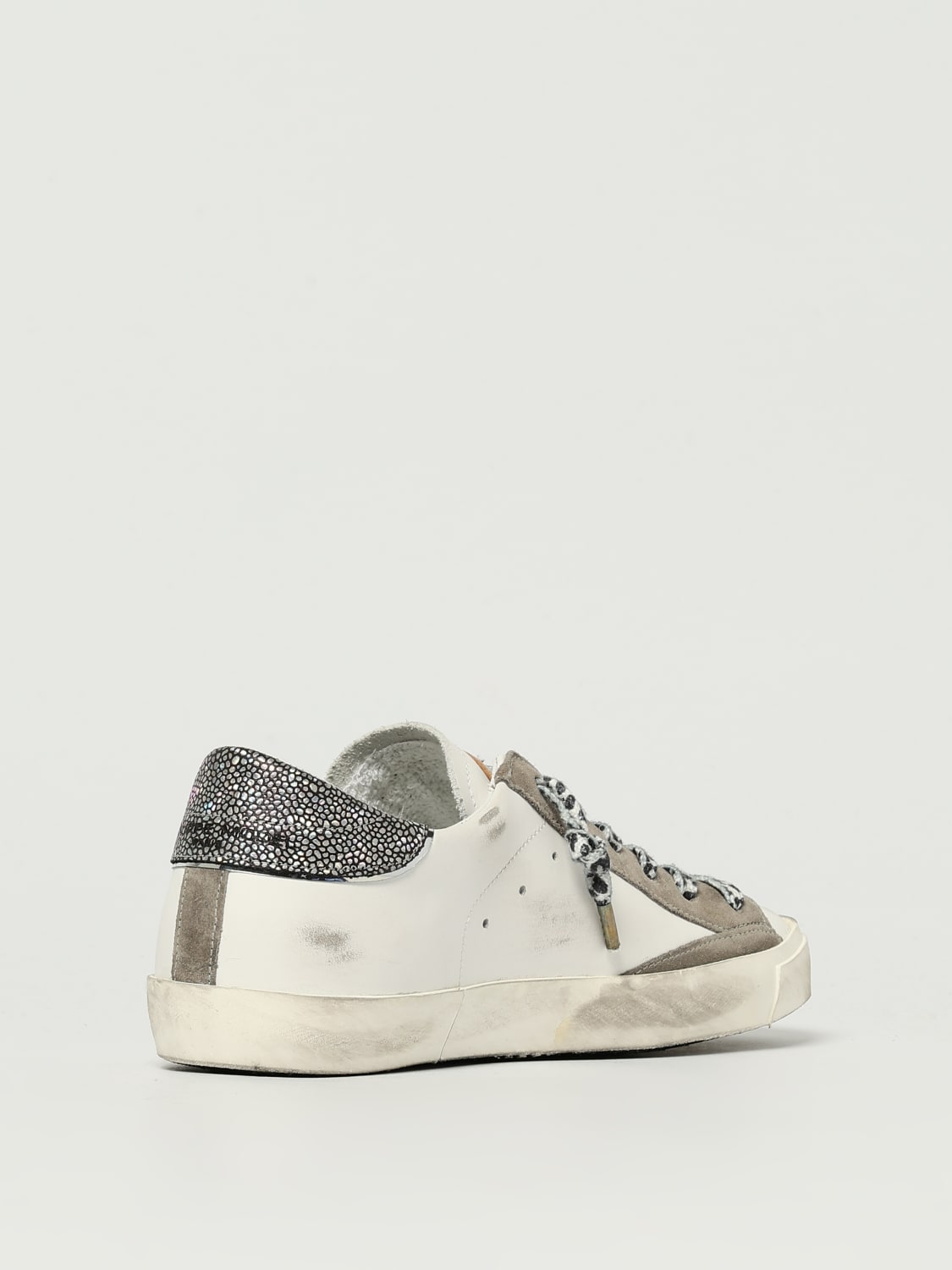 PHILIPPE MODEL SNEAKERS: Sneakers Prsx Philippe Model in pelle used, Bianco 1 - Img 3