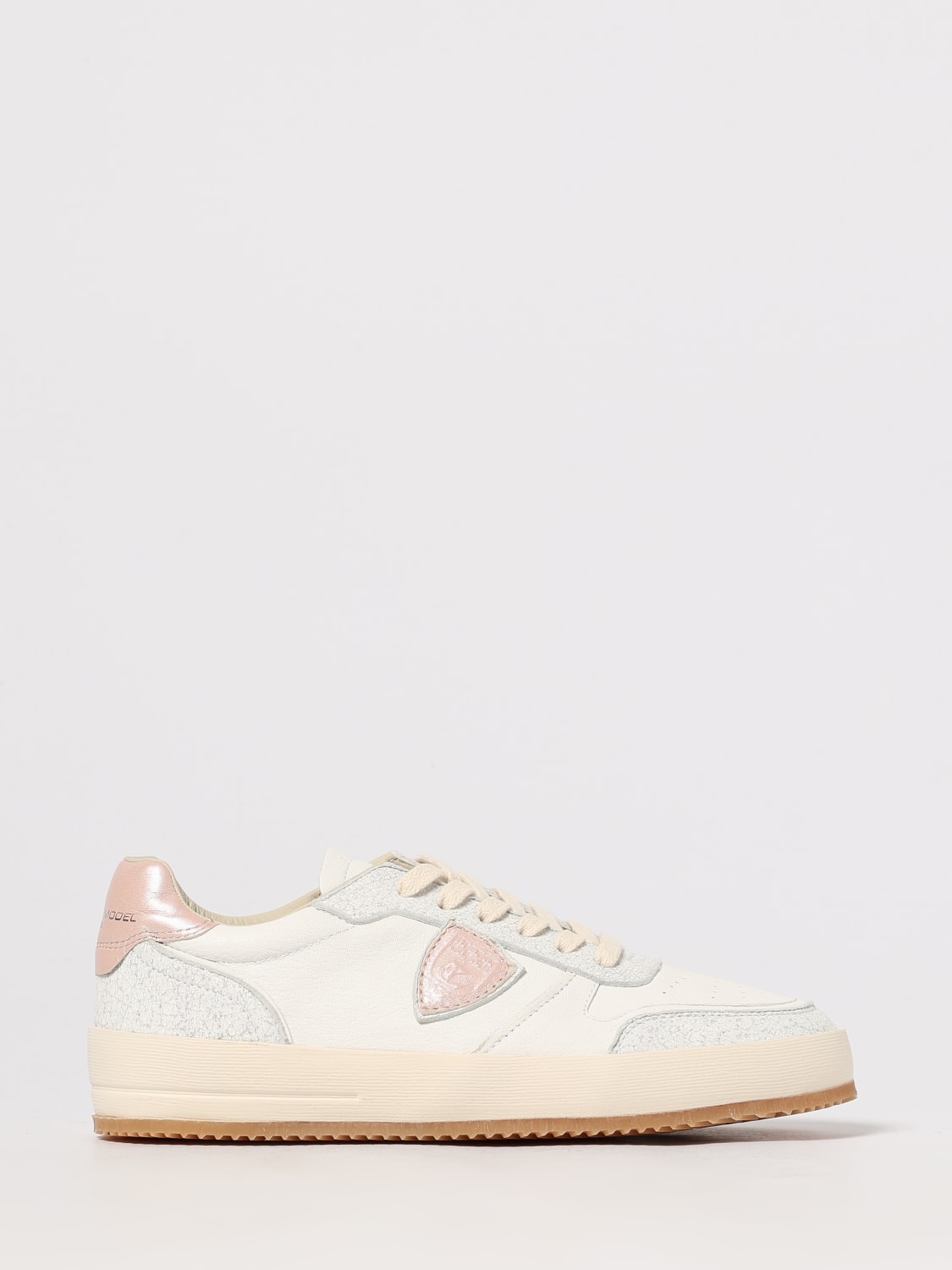 PHILIPPE MODEL SNEAKERS: Sneakers Nice Philippe Model in pelle , Rosa - Img 1