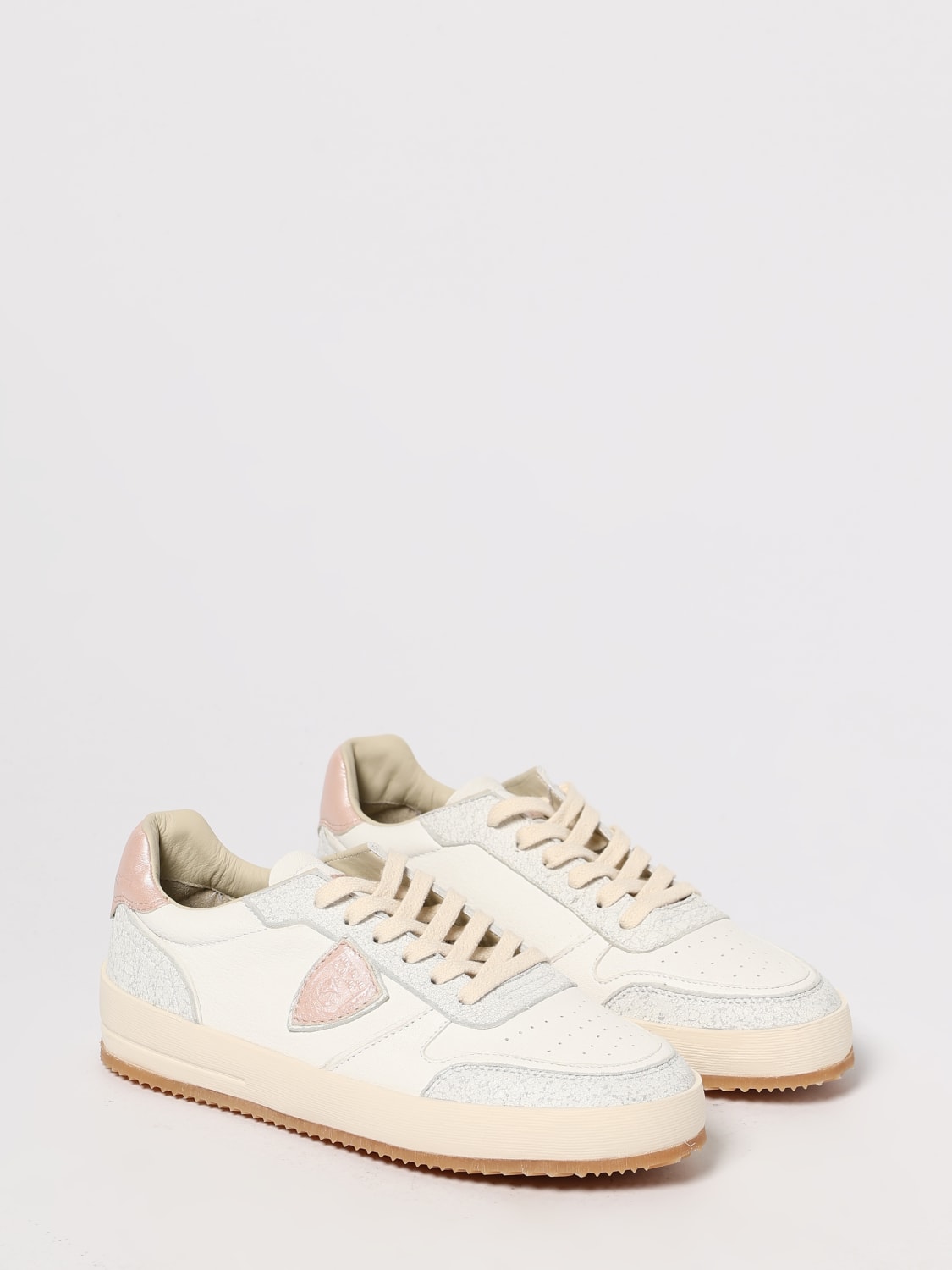 PHILIPPE MODEL SNEAKERS: Sneakers Nice Philippe Model in pelle , Rosa - Img 2