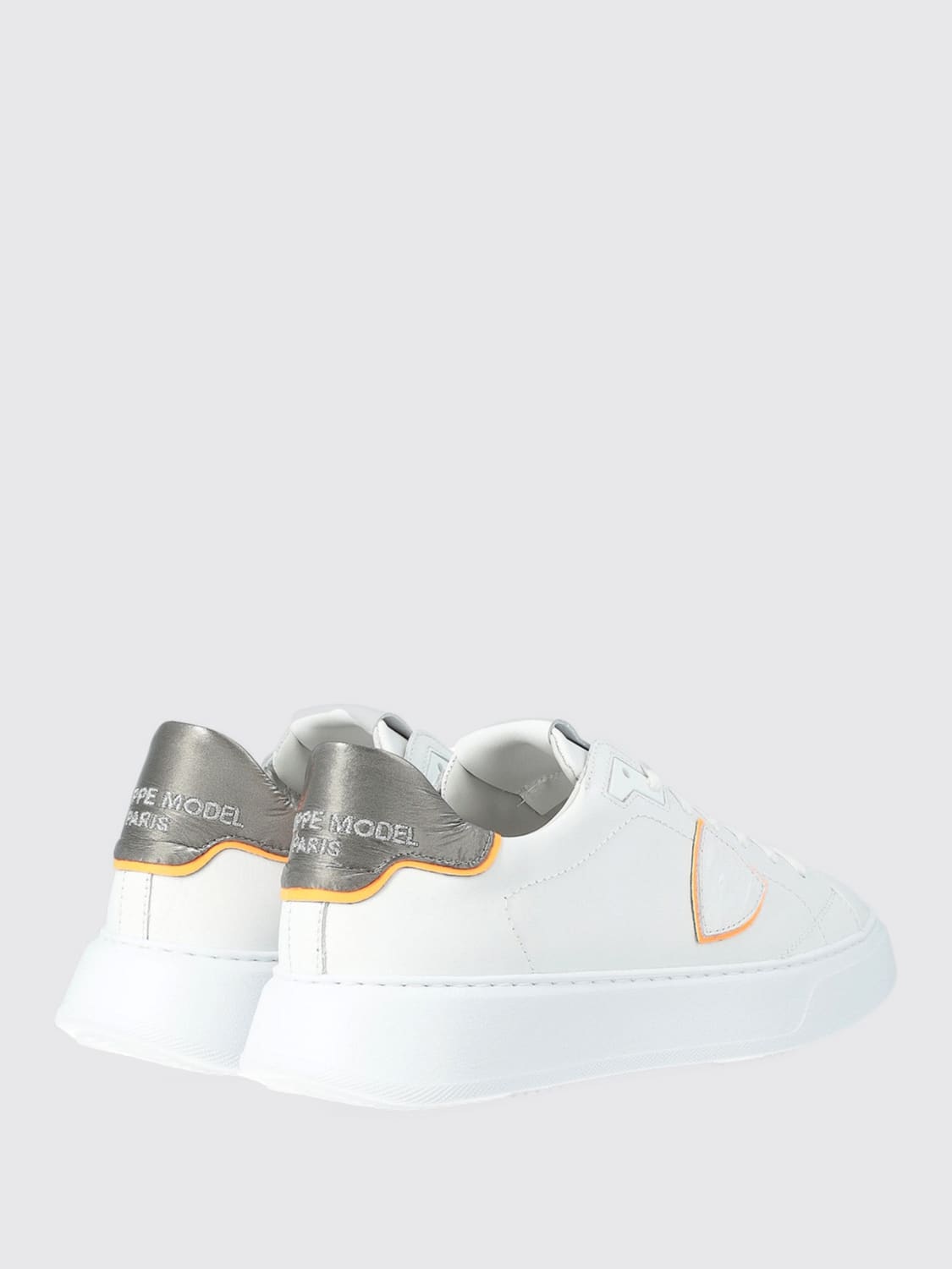 PHILIPPE MODEL SNEAKERS: Sneakers men Philippe Model, White - Img 3