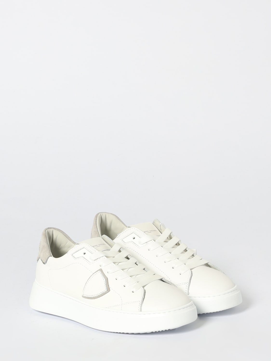 PHILIPPE MODEL SNEAKERS: Sneakers men Philippe Model, Grey - Img 2