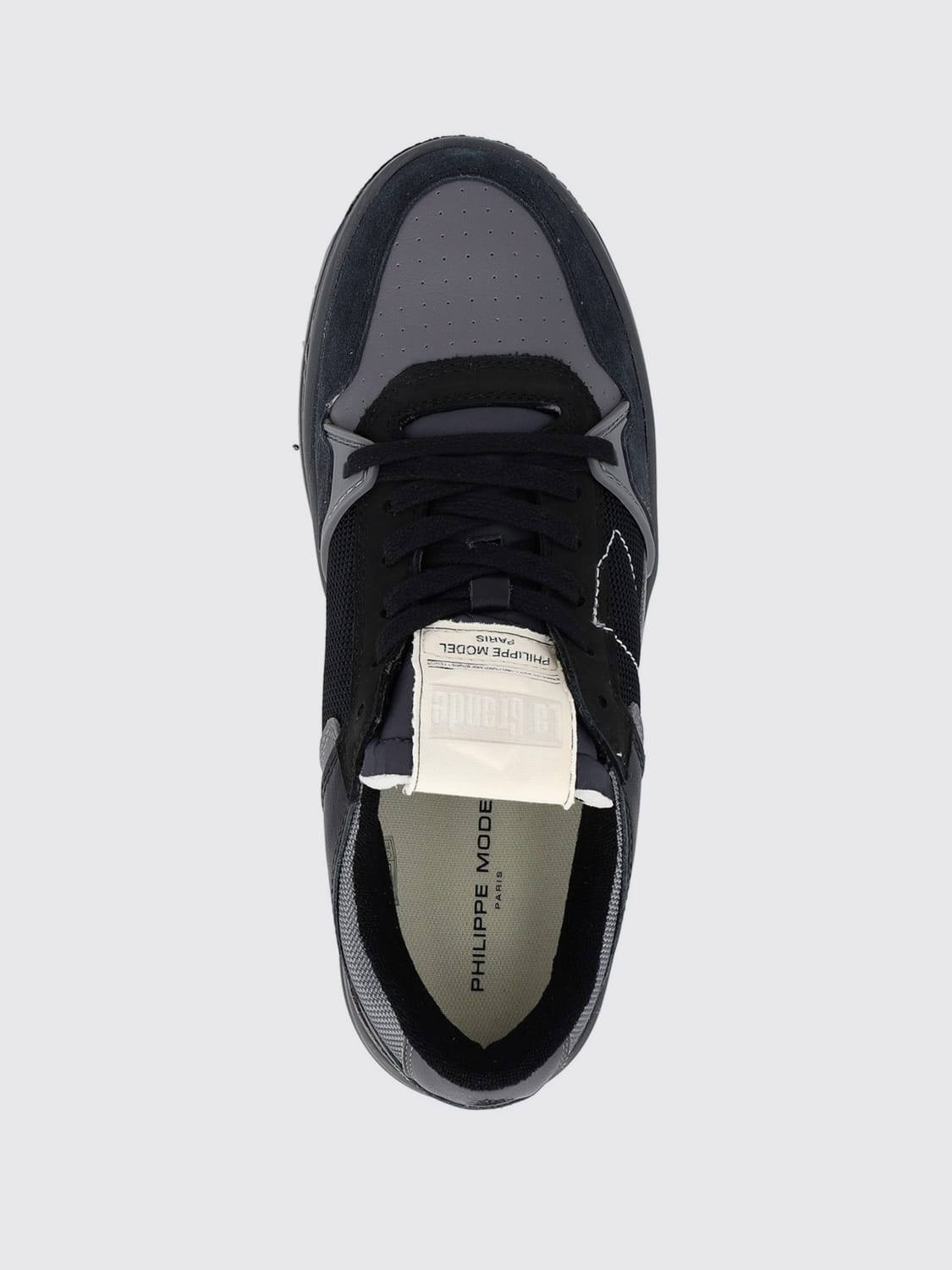 PHILIPPE MODEL 运动鞋: 运动鞋 男士 Philippe Model, 灰色 - Img 4