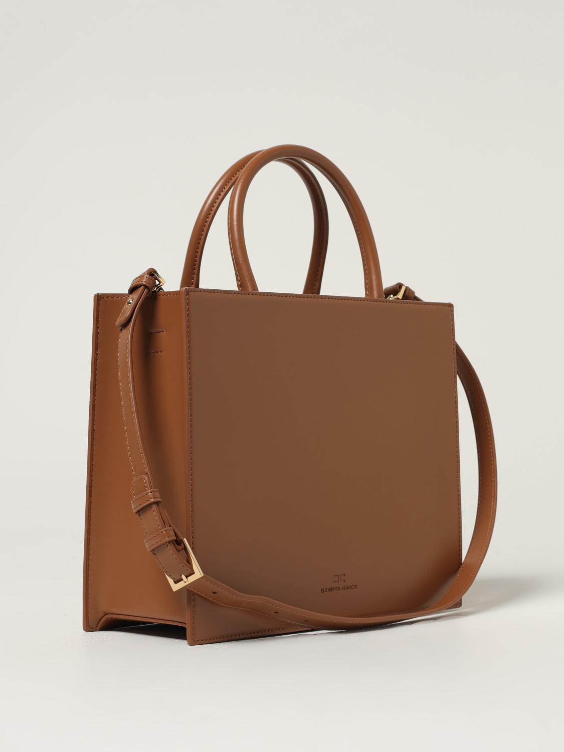 ELISABETTA FRANCHI HANDBAG: Shoulder bag woman Elisabetta Franchi, Brown - Img 2