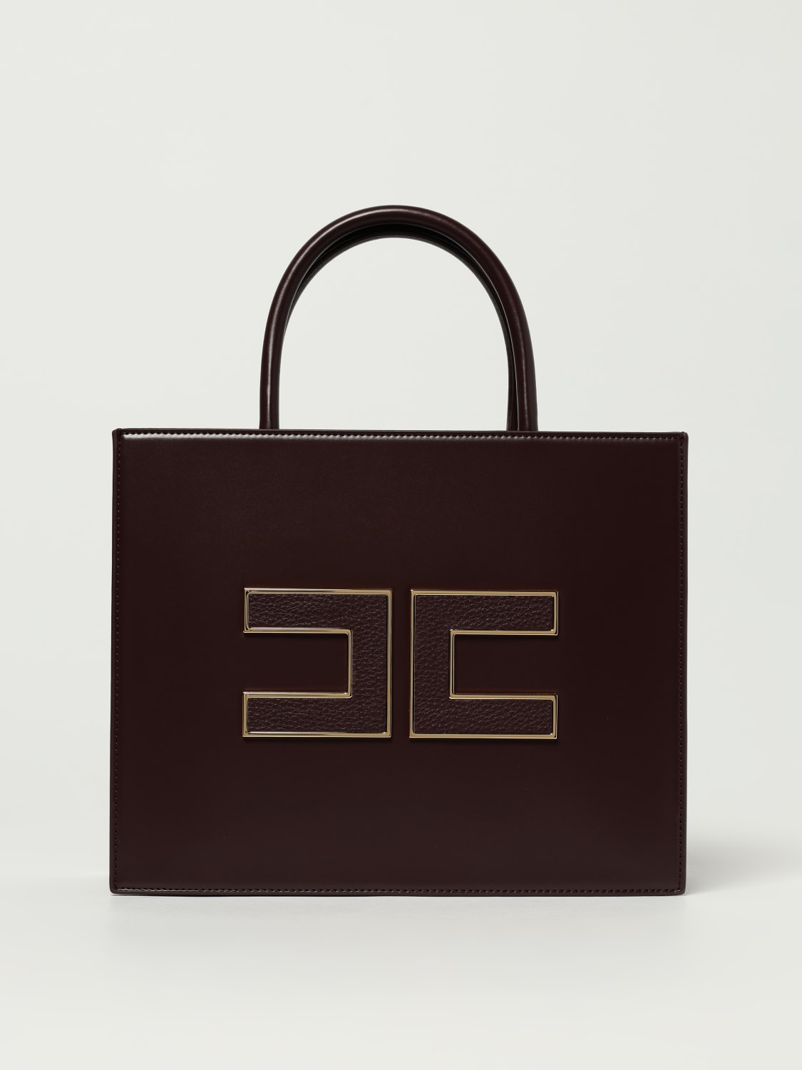 ELISABETTA FRANCHI BOLSO DE MANO: Bolso de hombro mujer Elisabetta Franchi, Vino - Img 1