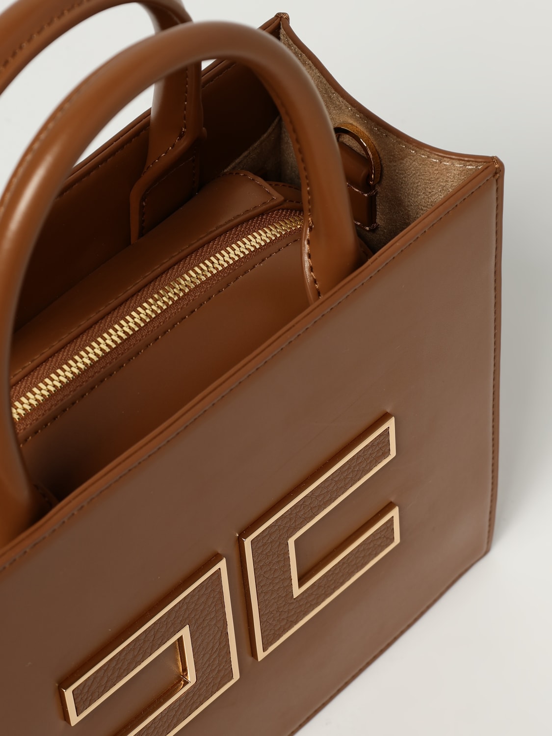 ELISABETTA FRANCHI HANDBAG: Shoulder bag woman Elisabetta Franchi, Brown - Img 3