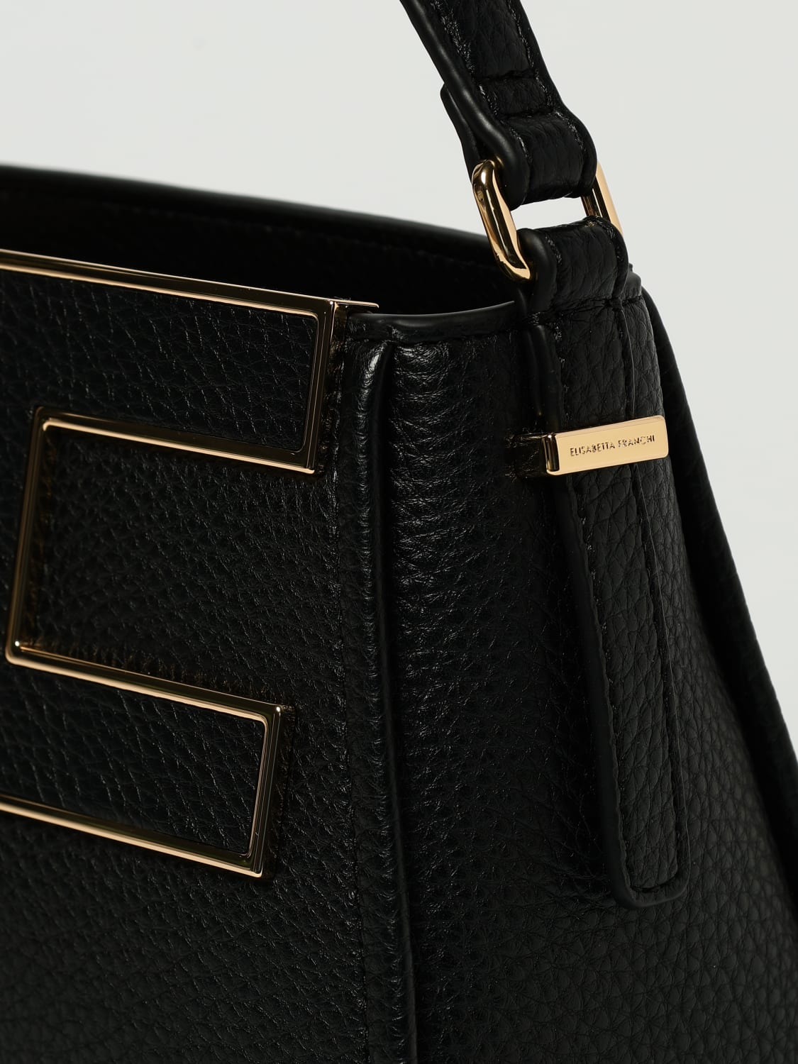 ELISABETTA FRANCHI HANDBAG: Shoulder bag woman Elisabetta Franchi, Black - Img 3