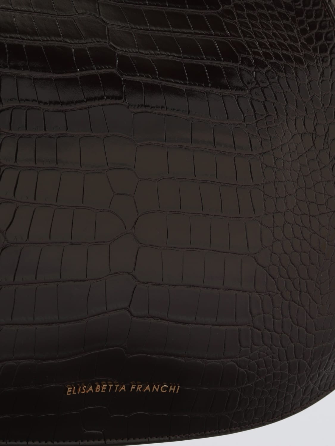 ELISABETTA FRANCHI SAC PORTÉ ÉPAULE: Sac porté épaule femme Elisabetta Franchi, Brun - Img 3