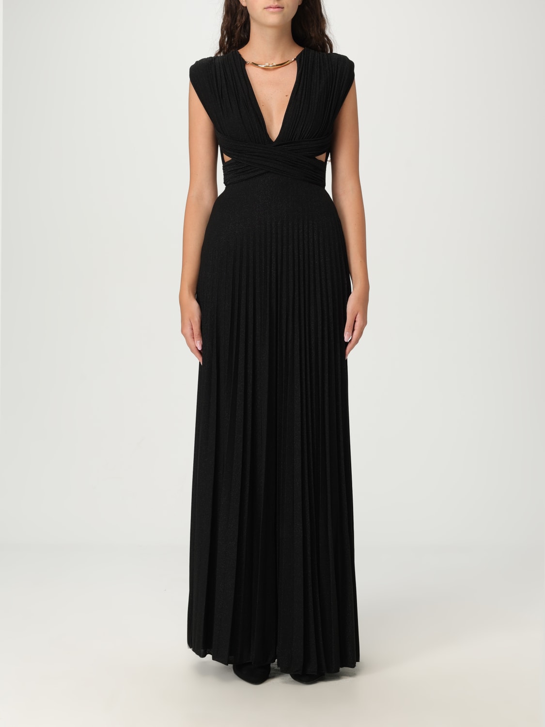ELISABETTA FRANCHI DRESS: Dress woman Elisabetta Franchi, Black - Img 1