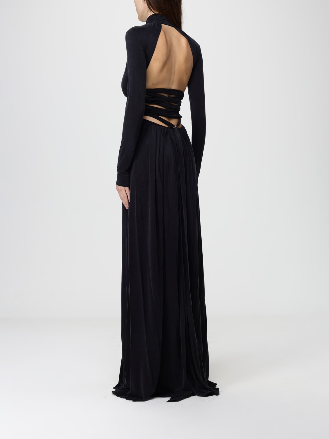 ELISABETTA FRANCHI ROBE: Robes femme Elisabetta Franchi, Noir - Img 2