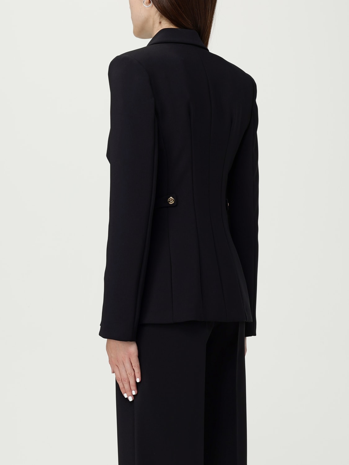 ELISABETTA FRANCHI JACKET: Blazer woman Elisabetta Franchi, Black - Img 3