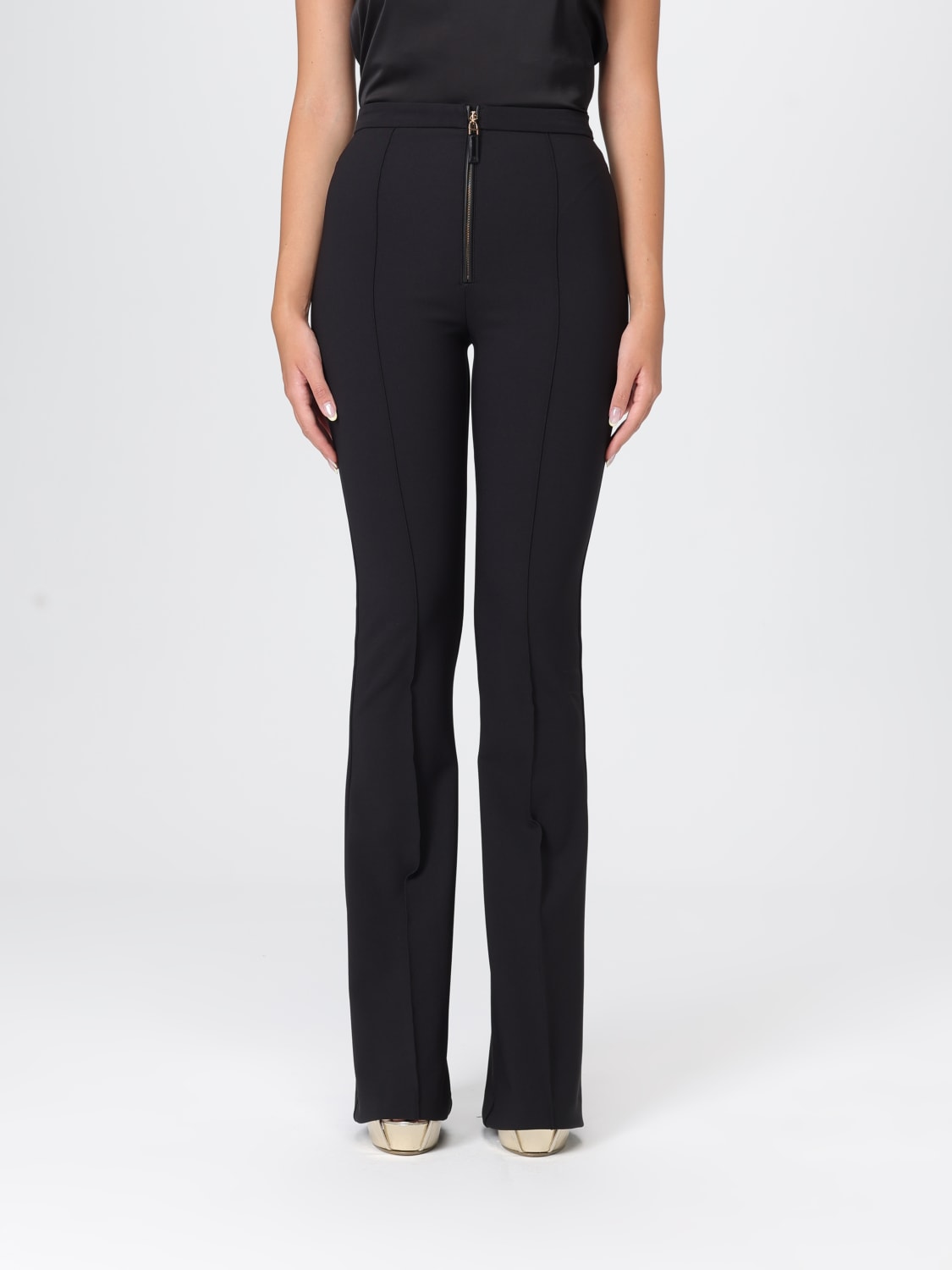 ELISABETTA FRANCHI PANTALONES: Pantalón mujer Elisabetta Franchi, Negro - Img 1