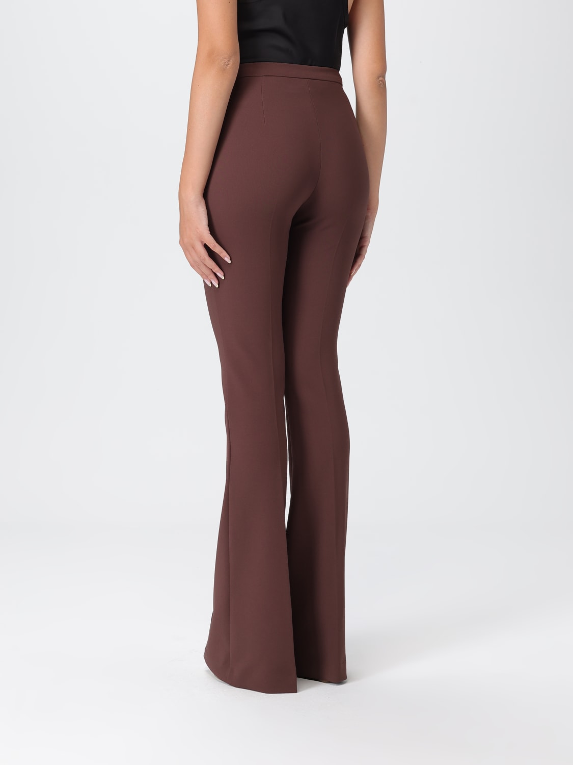 ELISABETTA FRANCHI PANTS: Pants woman Elisabetta Franchi, Coffee - Img 2