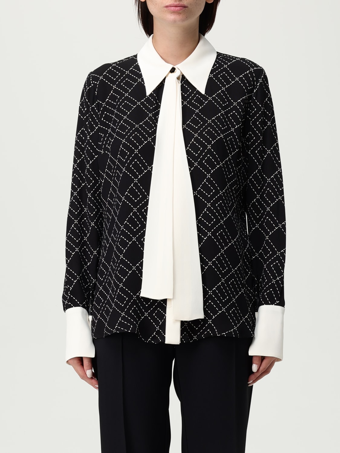 ELISABETTA FRANCHI SHIRT: Shirt woman Elisabetta Franchi, Black - Img 1