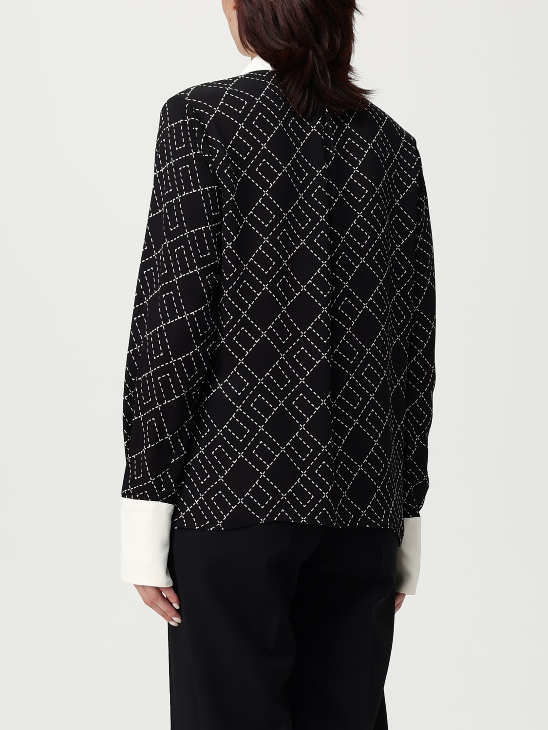 ELISABETTA FRANCHI SHIRT: Shirt woman Elisabetta Franchi, Black - Img 2