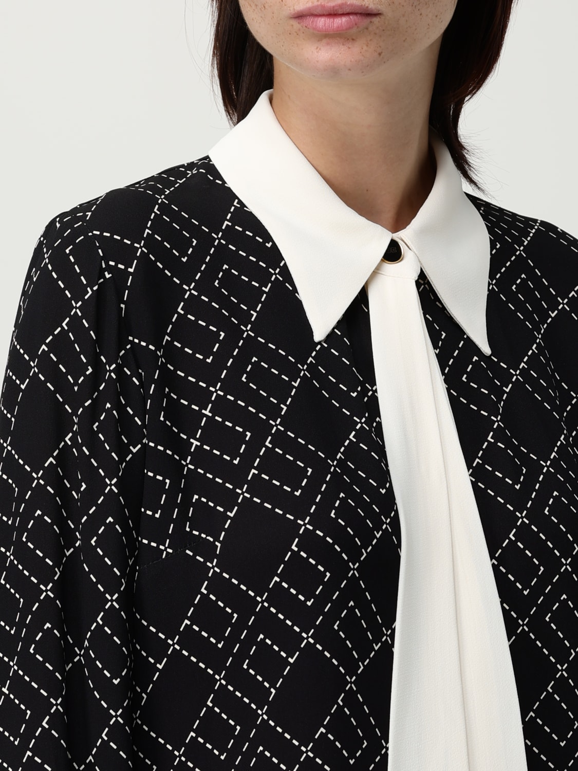 ELISABETTA FRANCHI SHIRT: Shirt woman Elisabetta Franchi, Black - Img 3