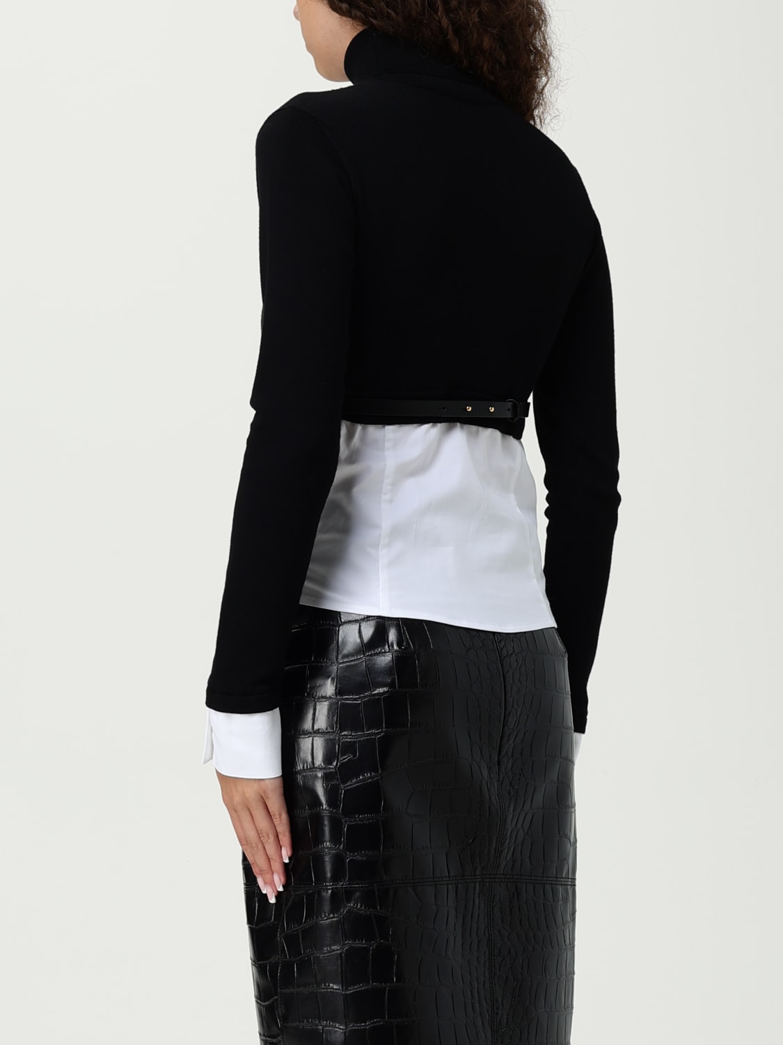 ELISABETTA FRANCHI SWEATER: Sweater woman Elisabetta Franchi, Black - Img 2