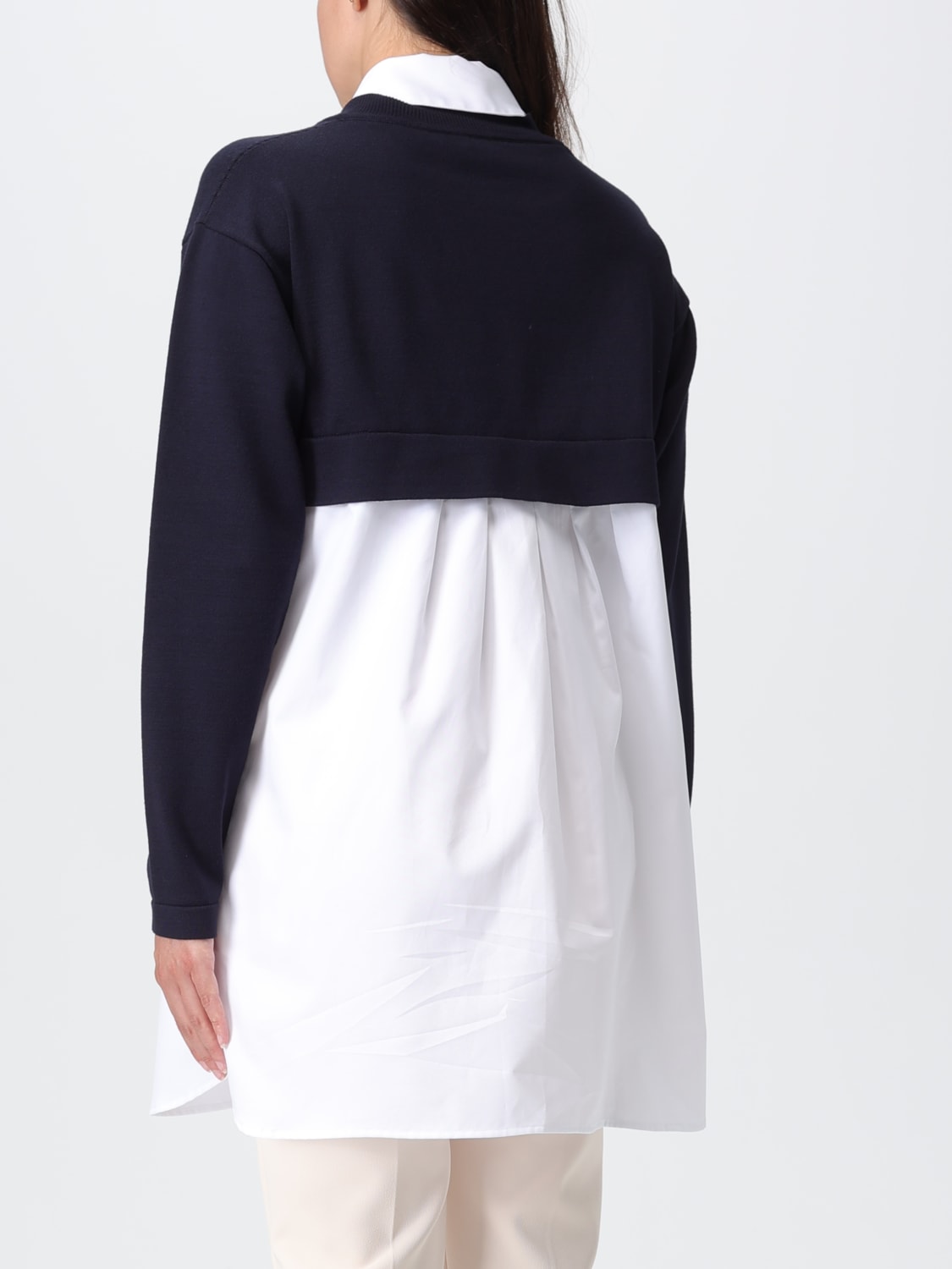 ELISABETTA FRANCHI KLEID: Pullover damen Elisabetta Franchi, Weiß - Img 2