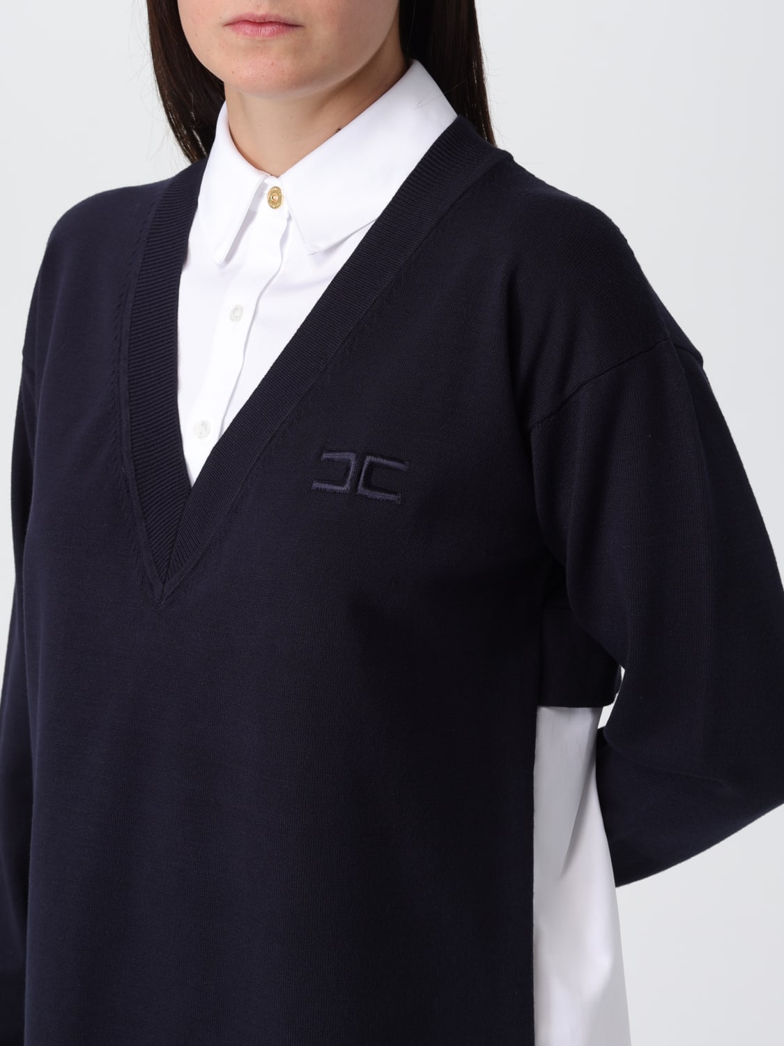 ELISABETTA FRANCHI KLEID: Pullover damen Elisabetta Franchi, Weiß - Img 3