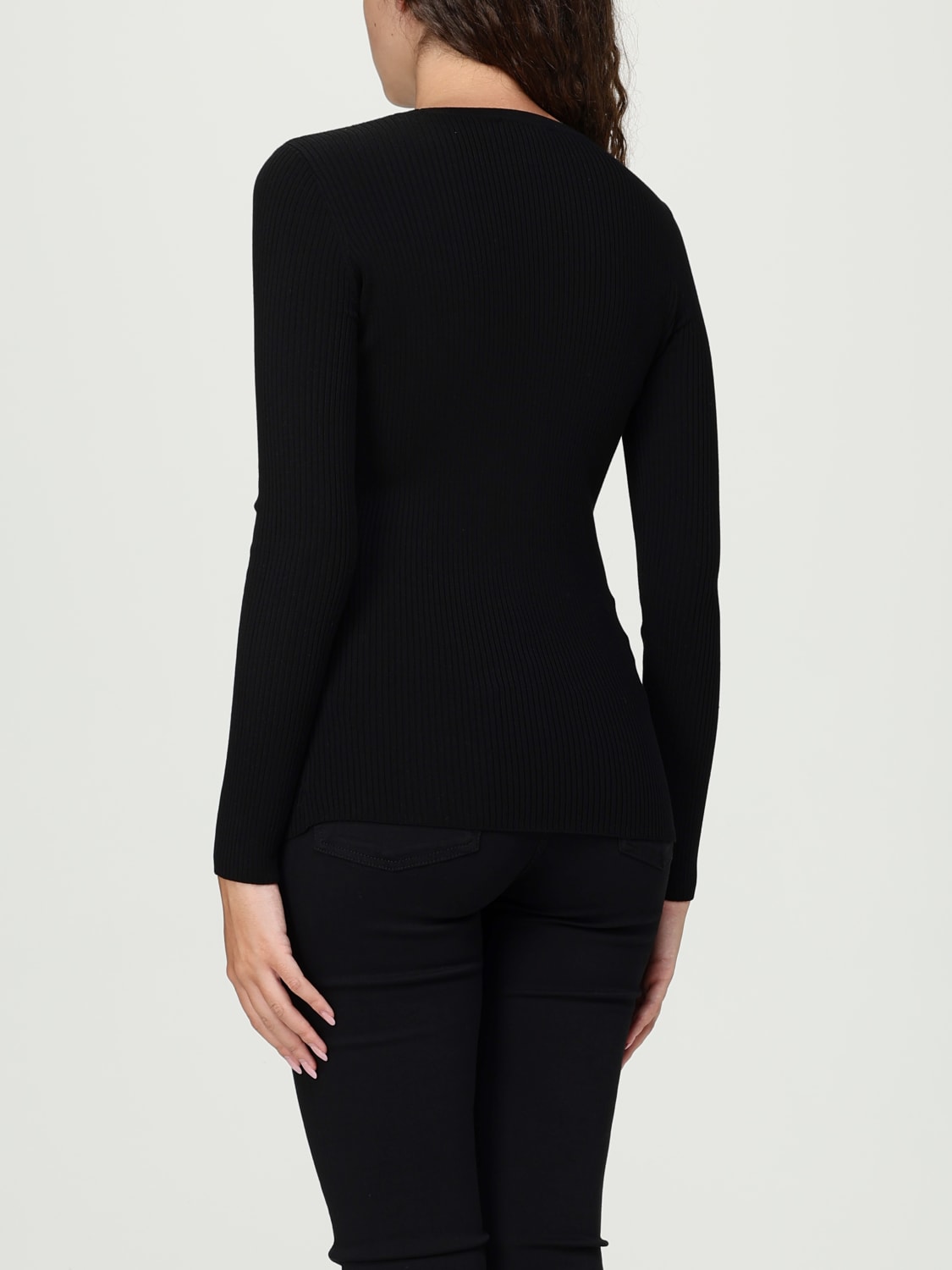 ELISABETTA FRANCHI SWEATER: Sweater woman Elisabetta Franchi, Black - Img 2