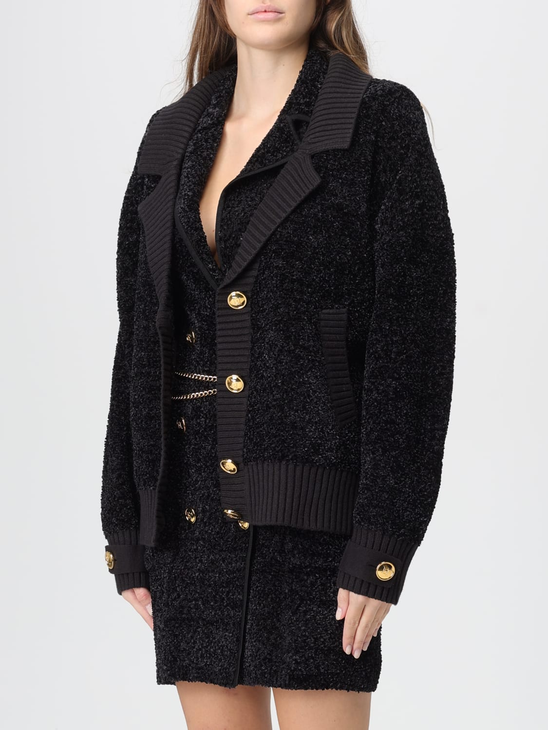 ELISABETTA FRANCHI PULL: Pull femme Elisabetta Franchi, Noir - Img 3