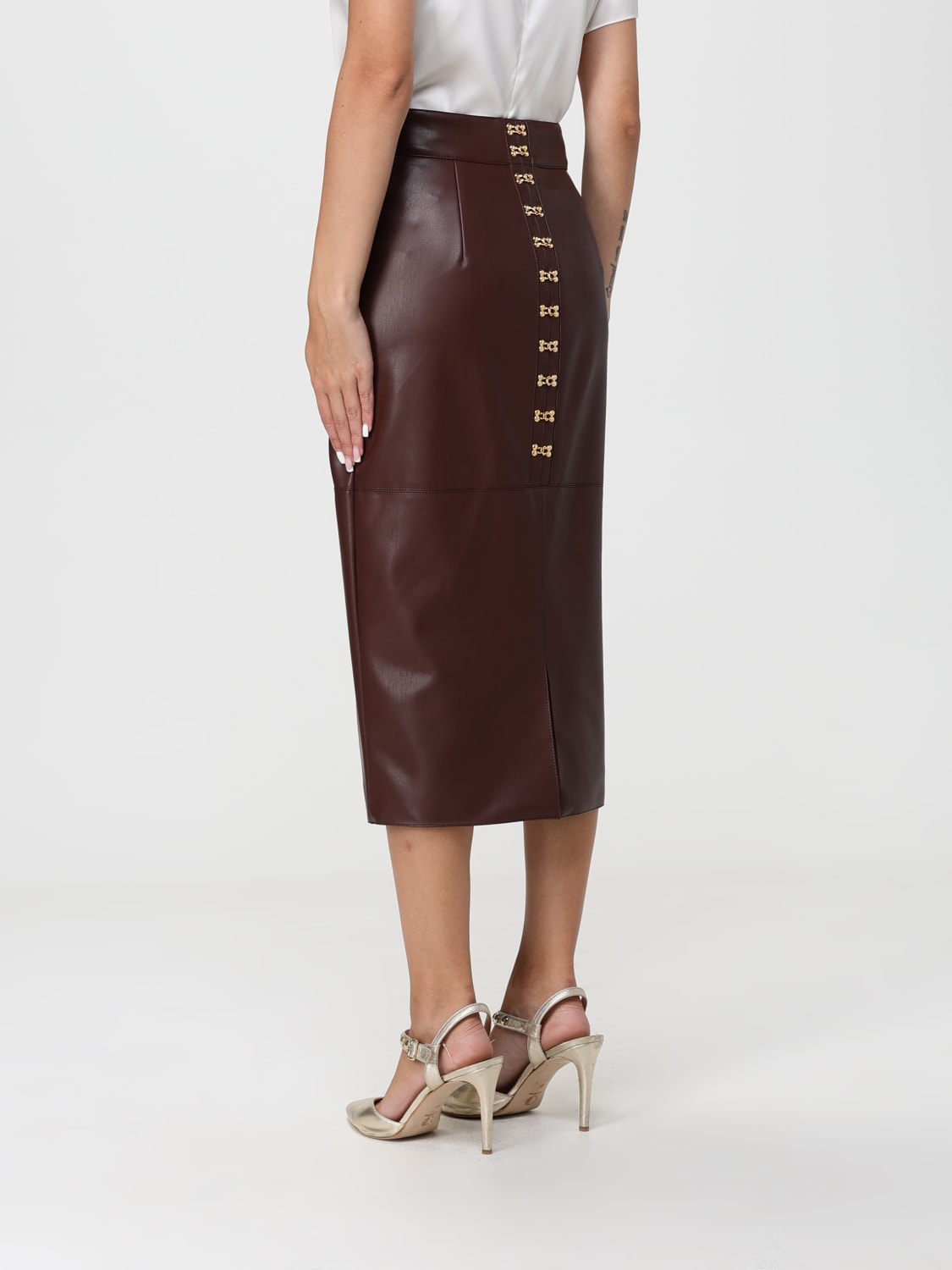 ELISABETTA FRANCHI SKIRT: Skirt woman Elisabetta Franchi, Brown - Img 2