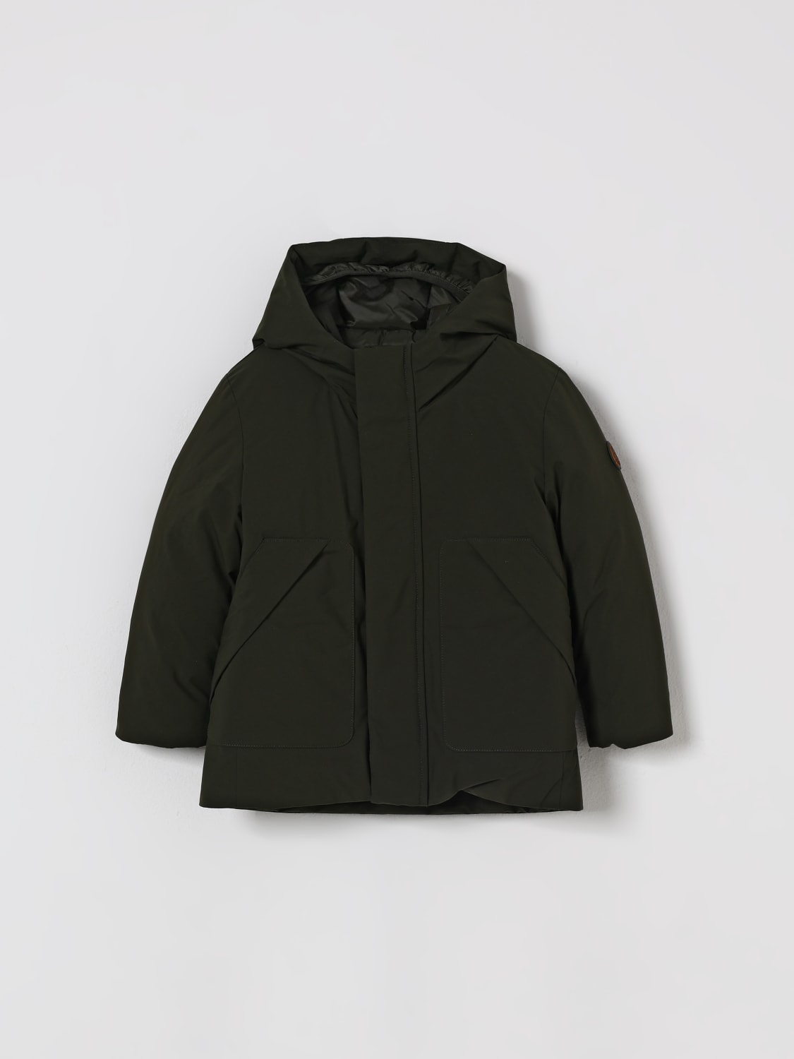 SAVE THE DUCK COAT: Jacket kids Save The Duck, Green - Img 1