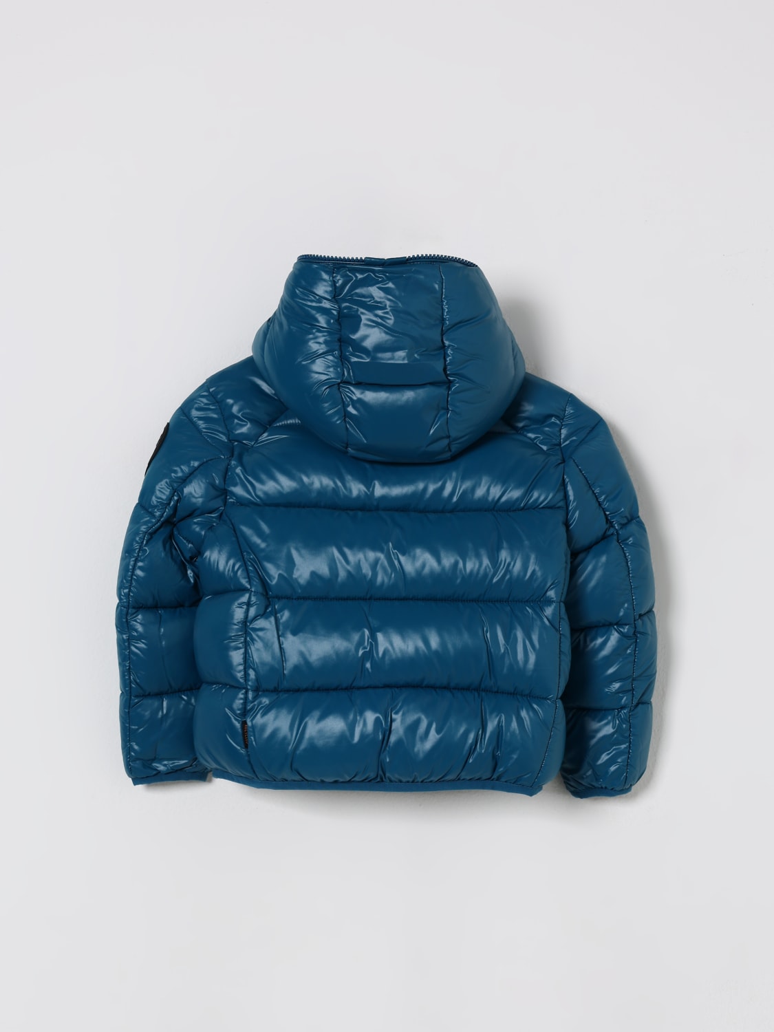 SAVE THE DUCK GIACCA: Piumino con cappuccio Save The Duck in nylon trapuntato , Blue Navy - Img 2