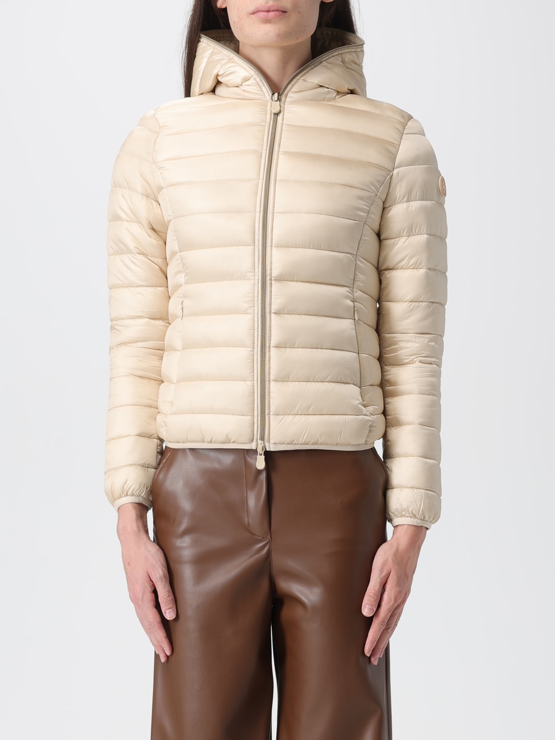 SAVE THE DUCK JACKET: Jacket woman Save The Duck, Sand - Img 1