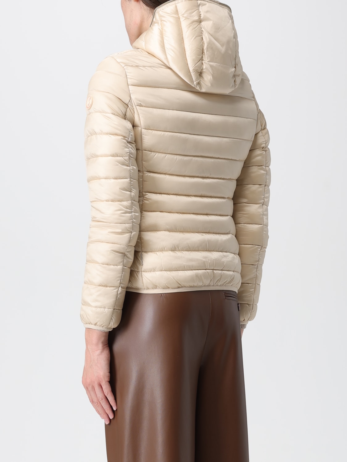 SAVE THE DUCK JACKET: Jacket woman Save The Duck, Sand - Img 2