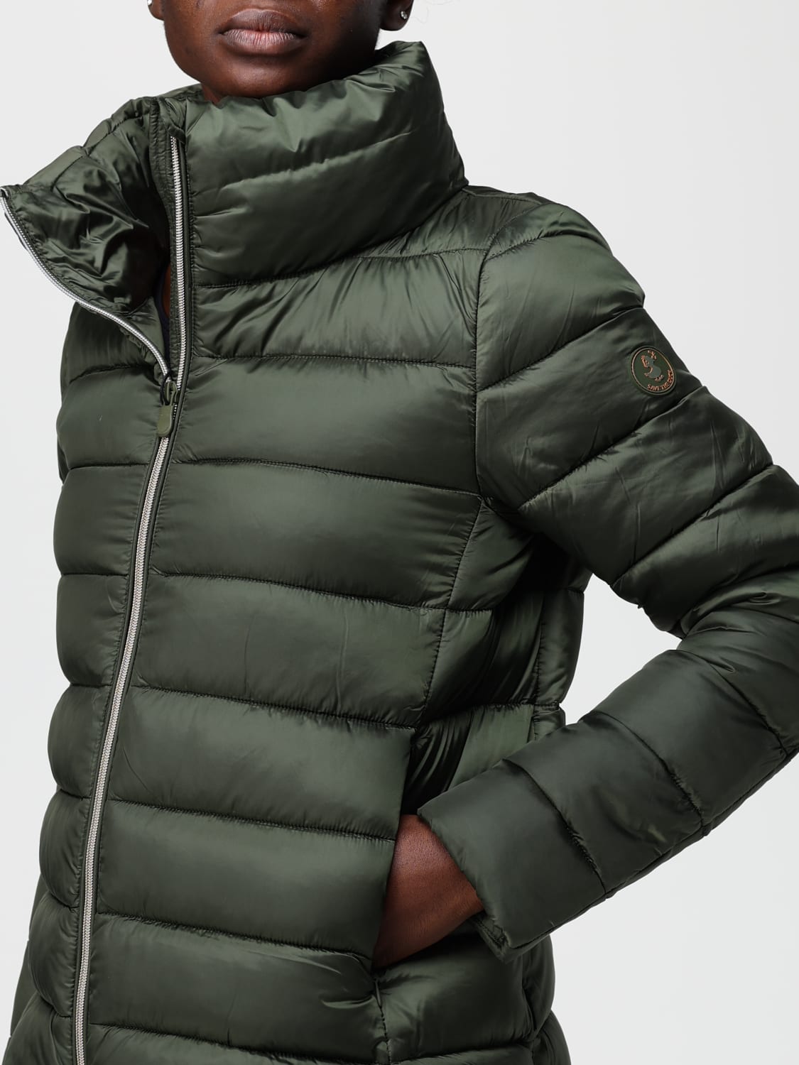 SAVE THE DUCK JACKET: Jacket woman Save The Duck, Green - Img 4