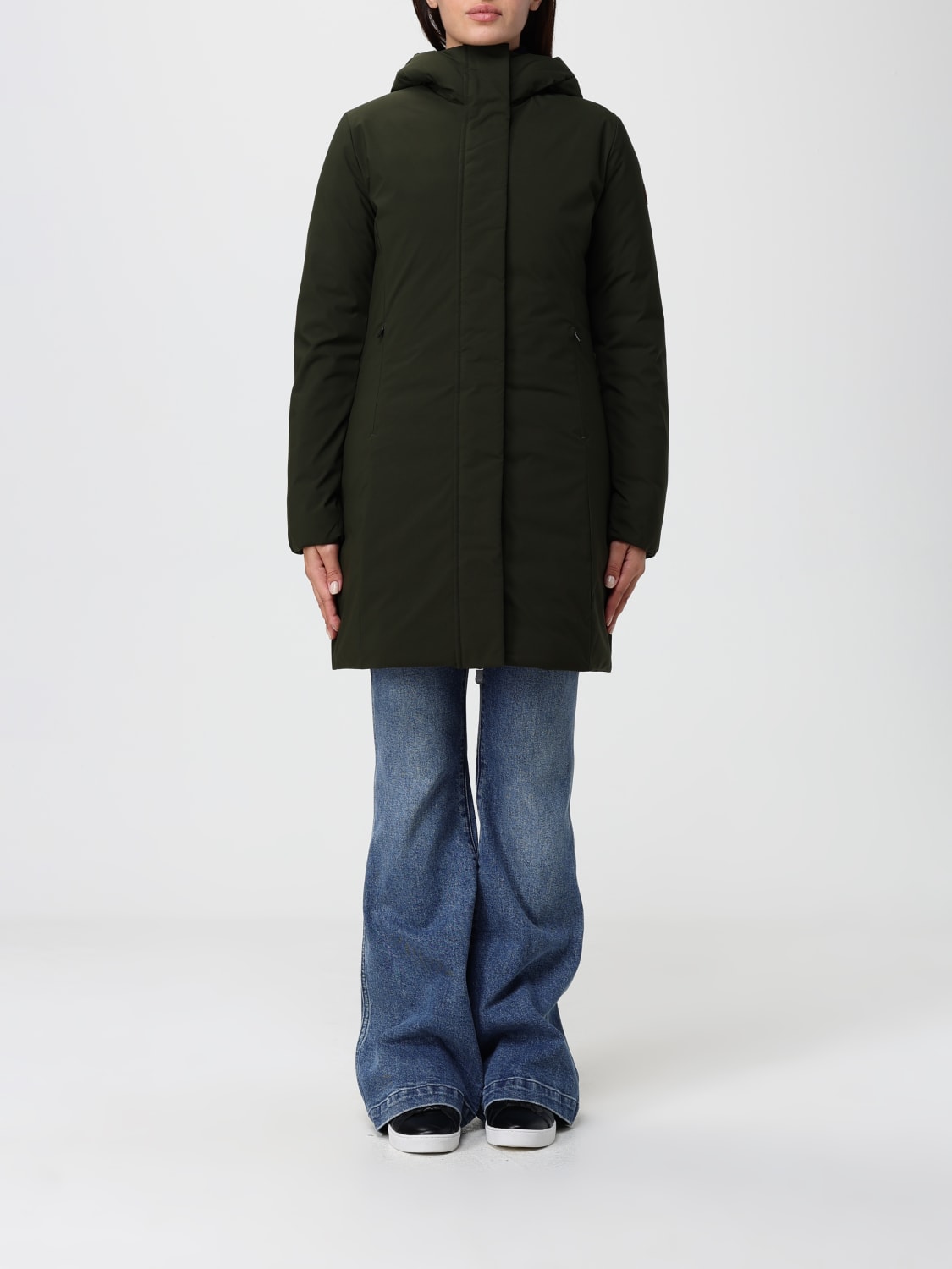 SAVE THE DUCK COAT: Jacket woman Save The Duck, Green - Img 1