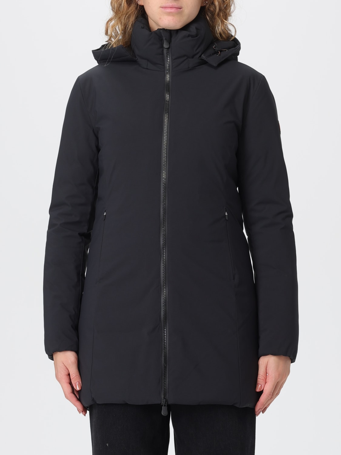 SAVE THE DUCK COAT: Jacket woman Save The Duck, Black - Img 1