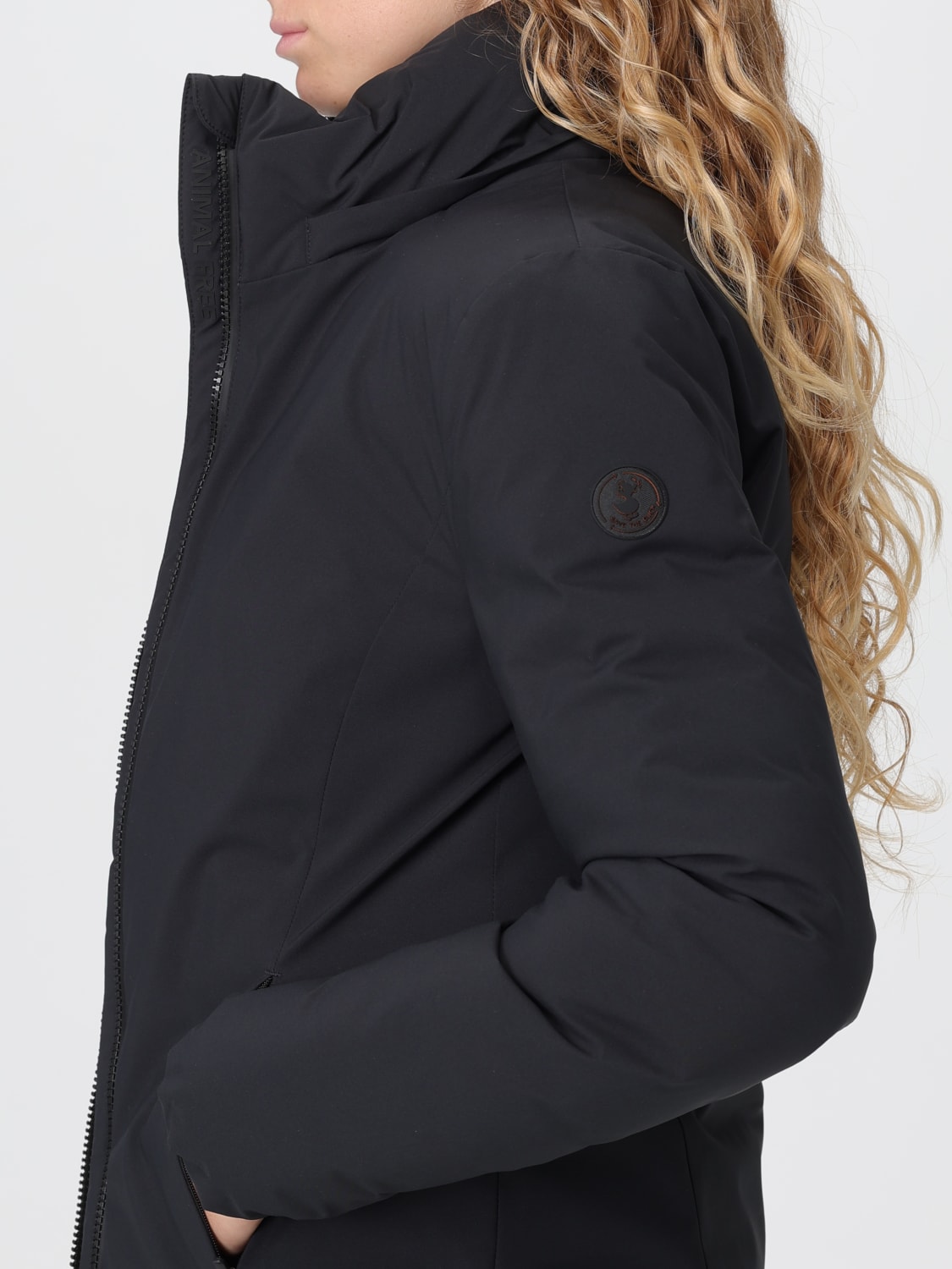 SAVE THE DUCK COAT: Jacket woman Save The Duck, Black - Img 4