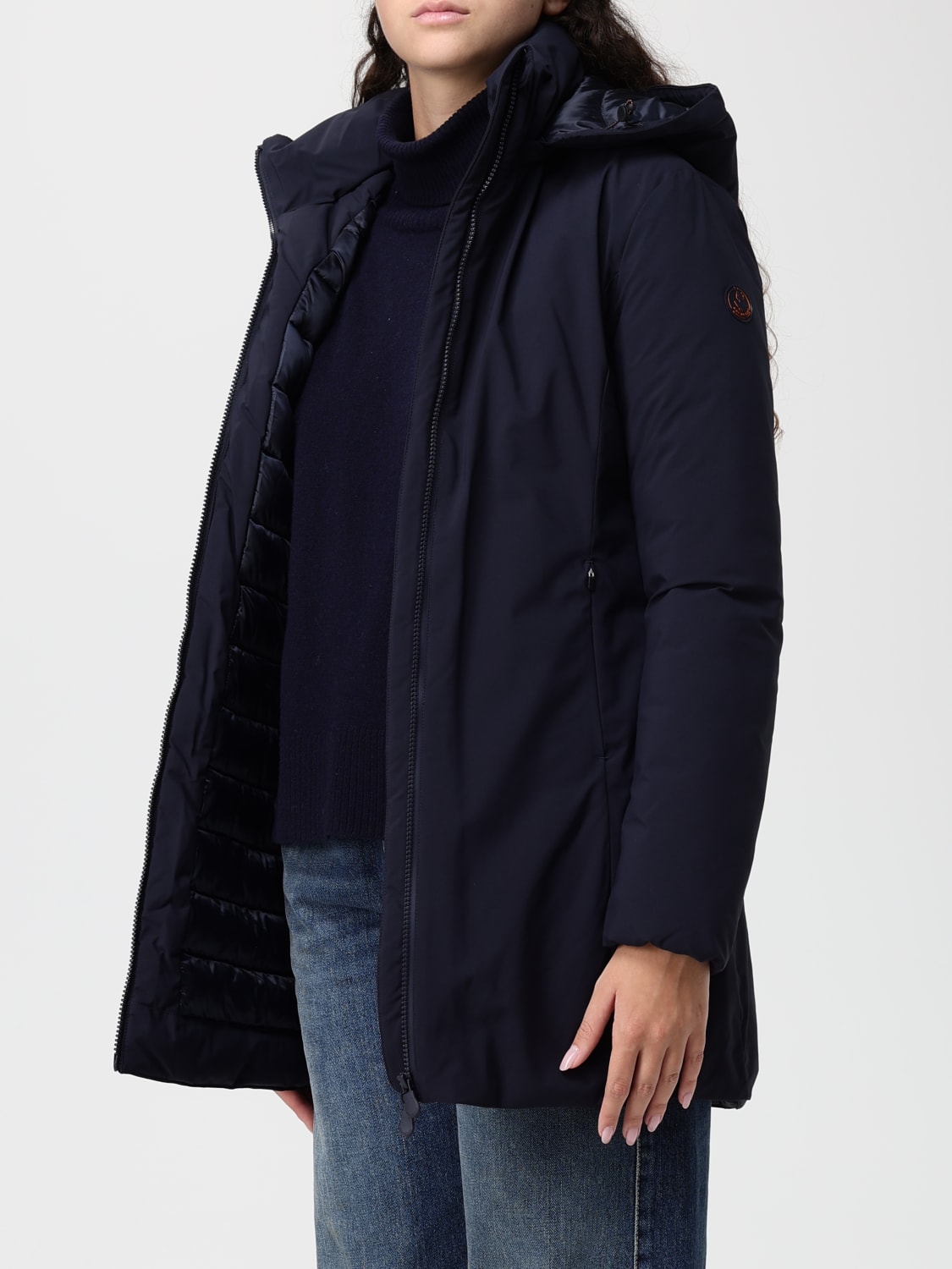 SAVE THE DUCK MANTEAU: Veste femme Save The Duck, Bleu - Img 3