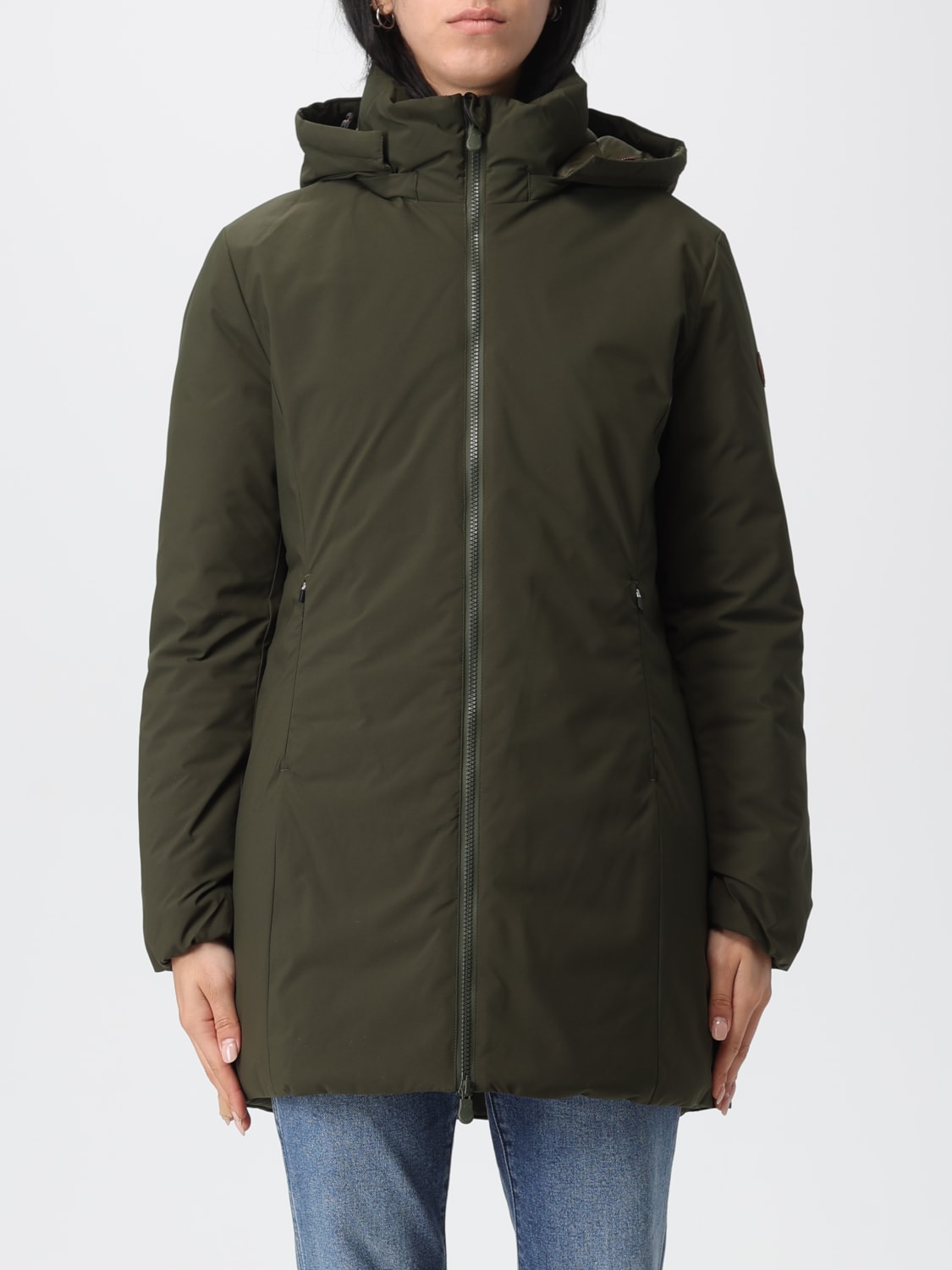 SAVE THE DUCK COAT: Jacket woman Save The Duck, Green - Img 1