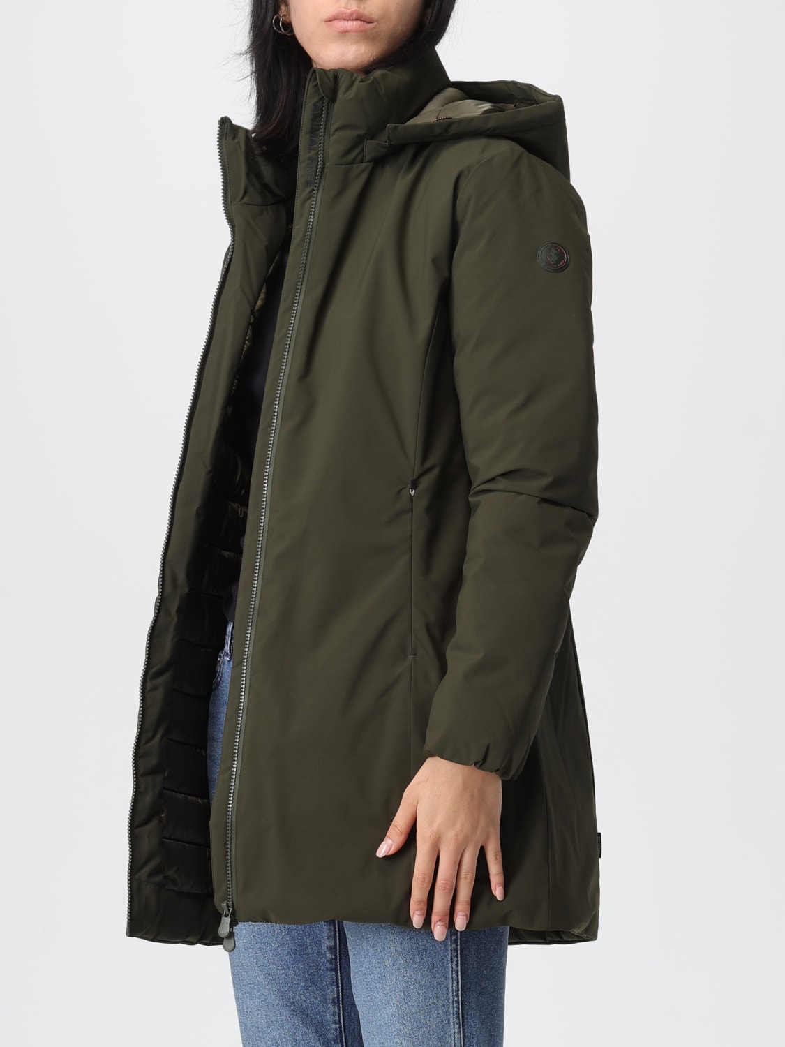 SAVE THE DUCK COAT: Jacket woman Save The Duck, Green - Img 3