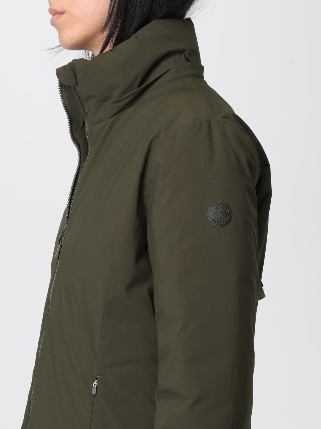 SAVE THE DUCK COAT: Jacket woman Save The Duck, Green - Img 4