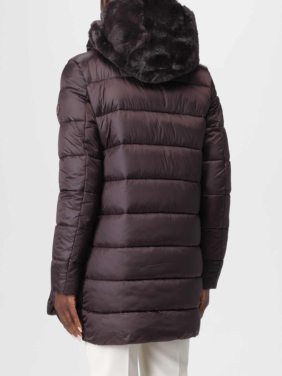 SAVE THE DUCK JACKET: Jacket woman Save The Duck, Brown - Img 2