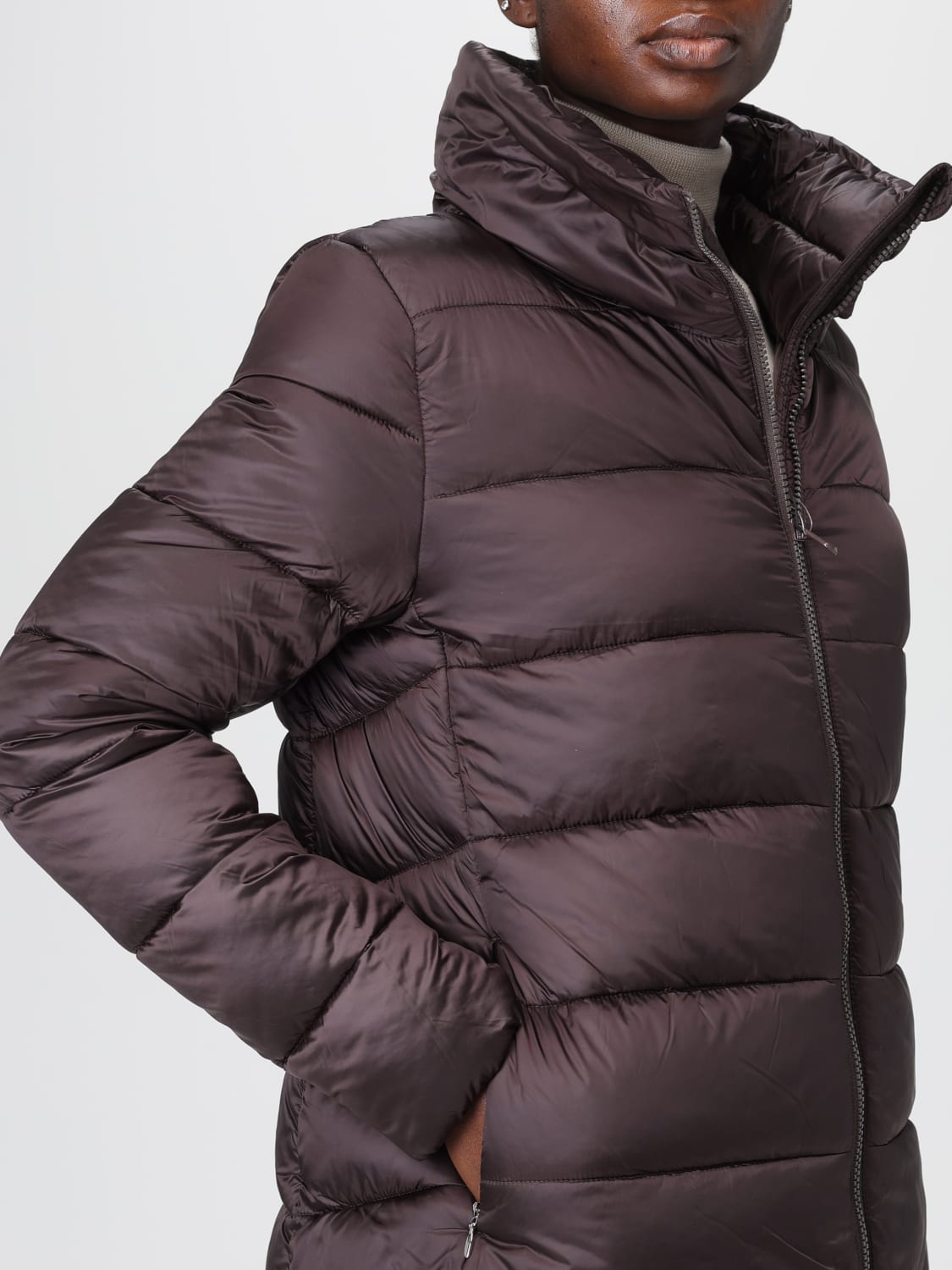 SAVE THE DUCK JACKET: Jacket woman Save The Duck, Brown - Img 4