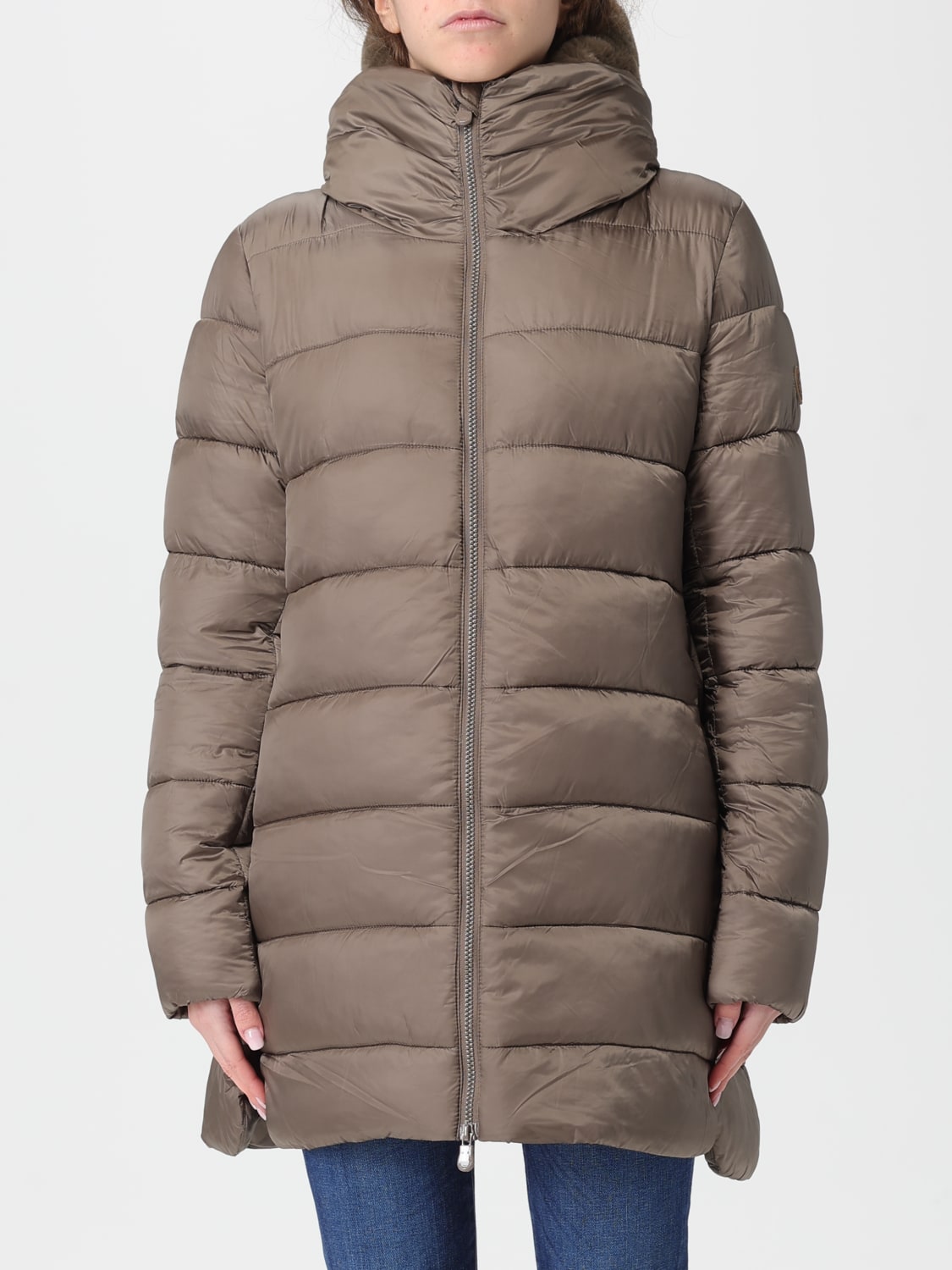 SAVE THE DUCK 外套: 外套 女士 Save The Duck, 焦色 - Img 1