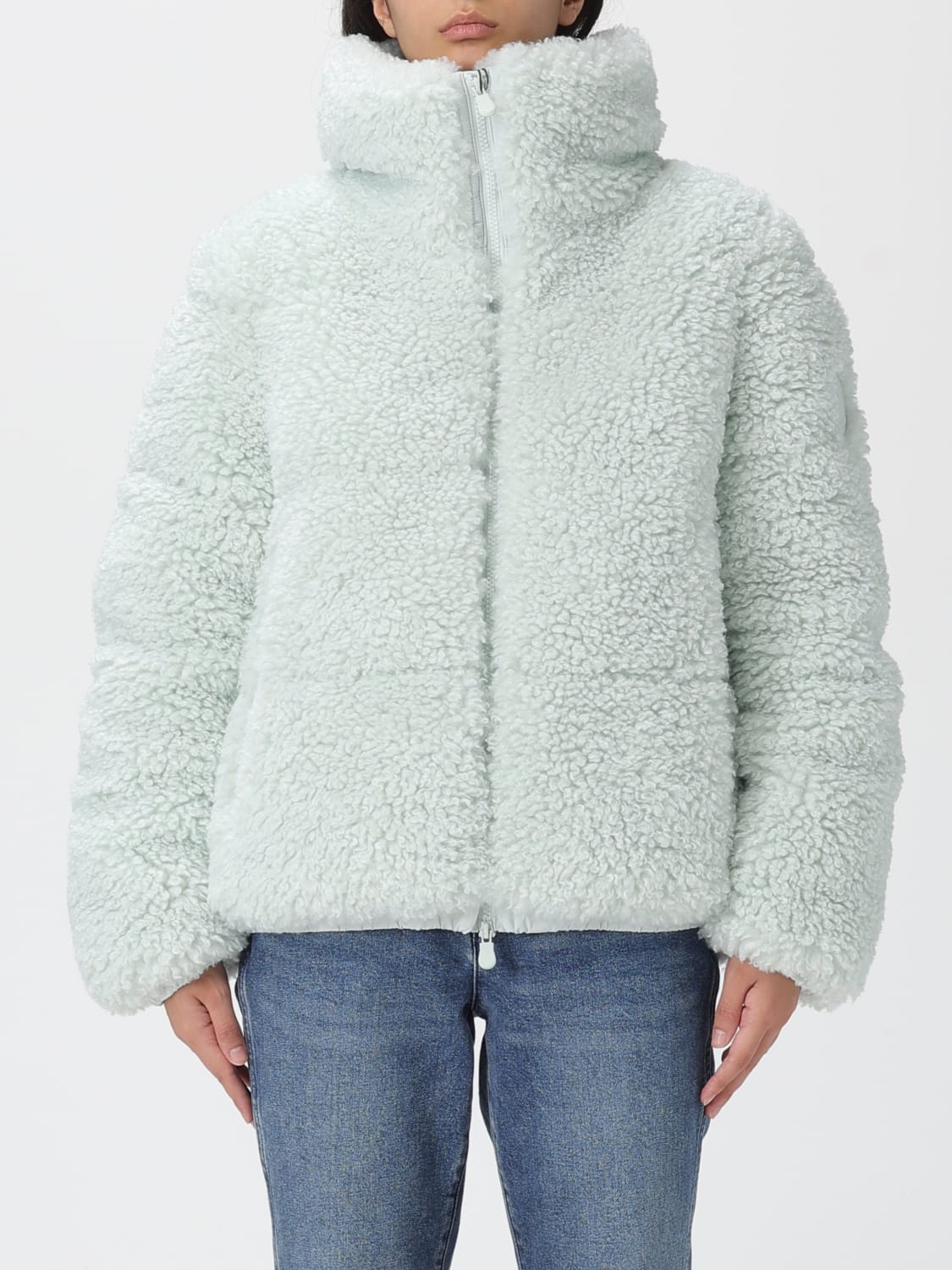 SAVE THE DUCK PELZMANTEL: Jacke damen Save The Duck, Blau - Img 1