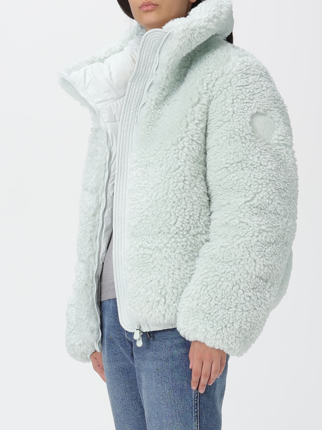 SAVE THE DUCK PELZMANTEL: Jacke damen Save The Duck, Blau - Img 3