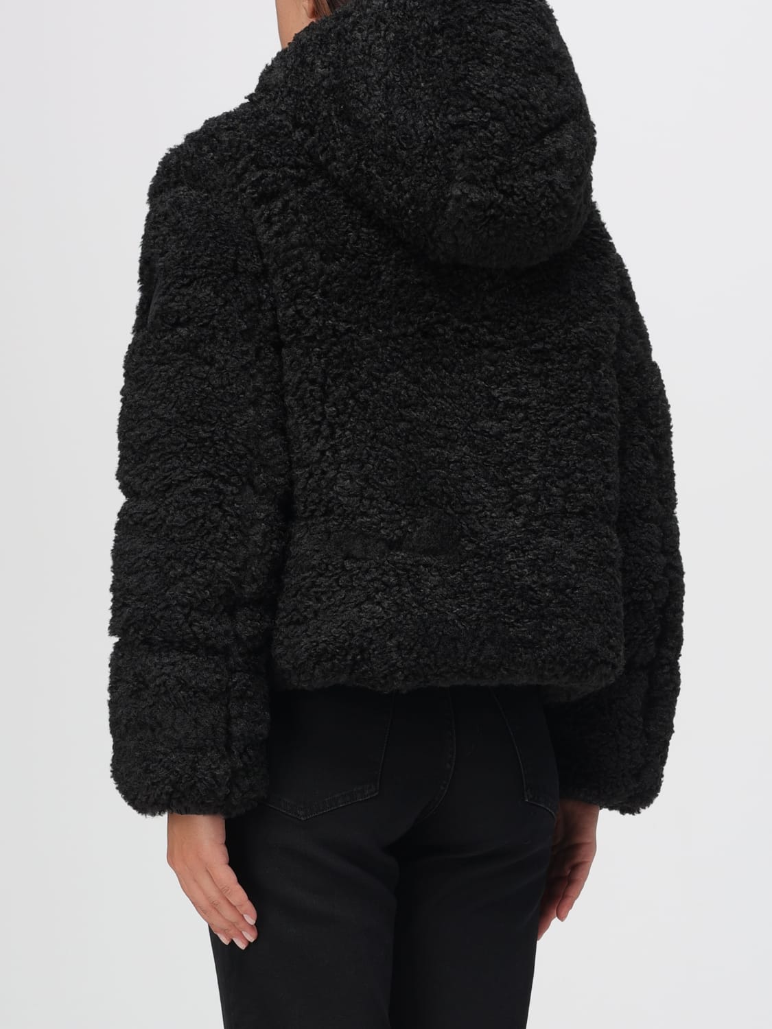 SAVE THE DUCK PELZMANTEL: Jacke damen Save The Duck, Schwarz - Img 2