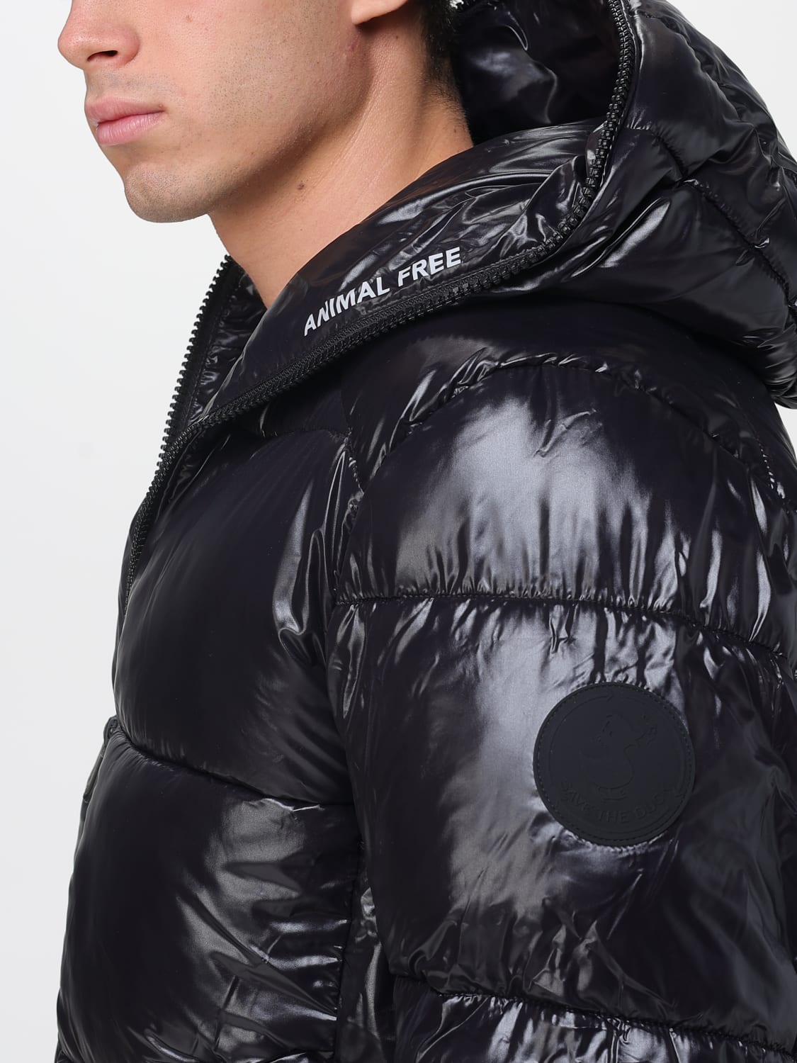 SAVE THE DUCK 外套: 外套 男士 Save The Duck, 黑色 - Img 4